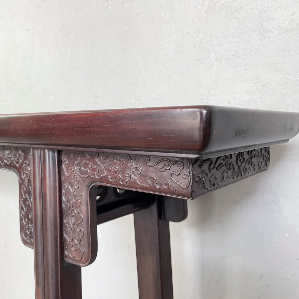 Chinese Calligraphy Console Table