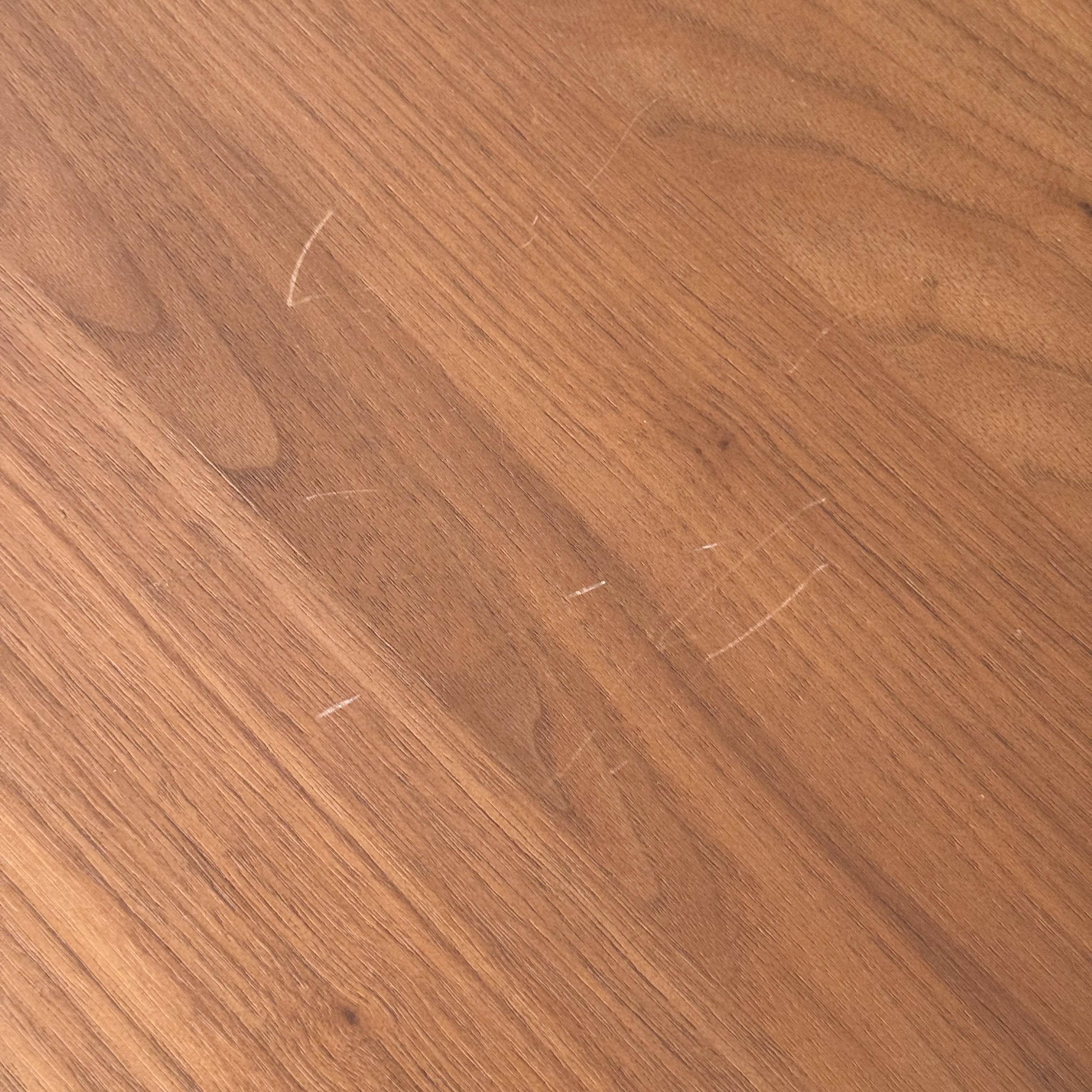 Walnut-Veneered Sideboard with Stone Inset