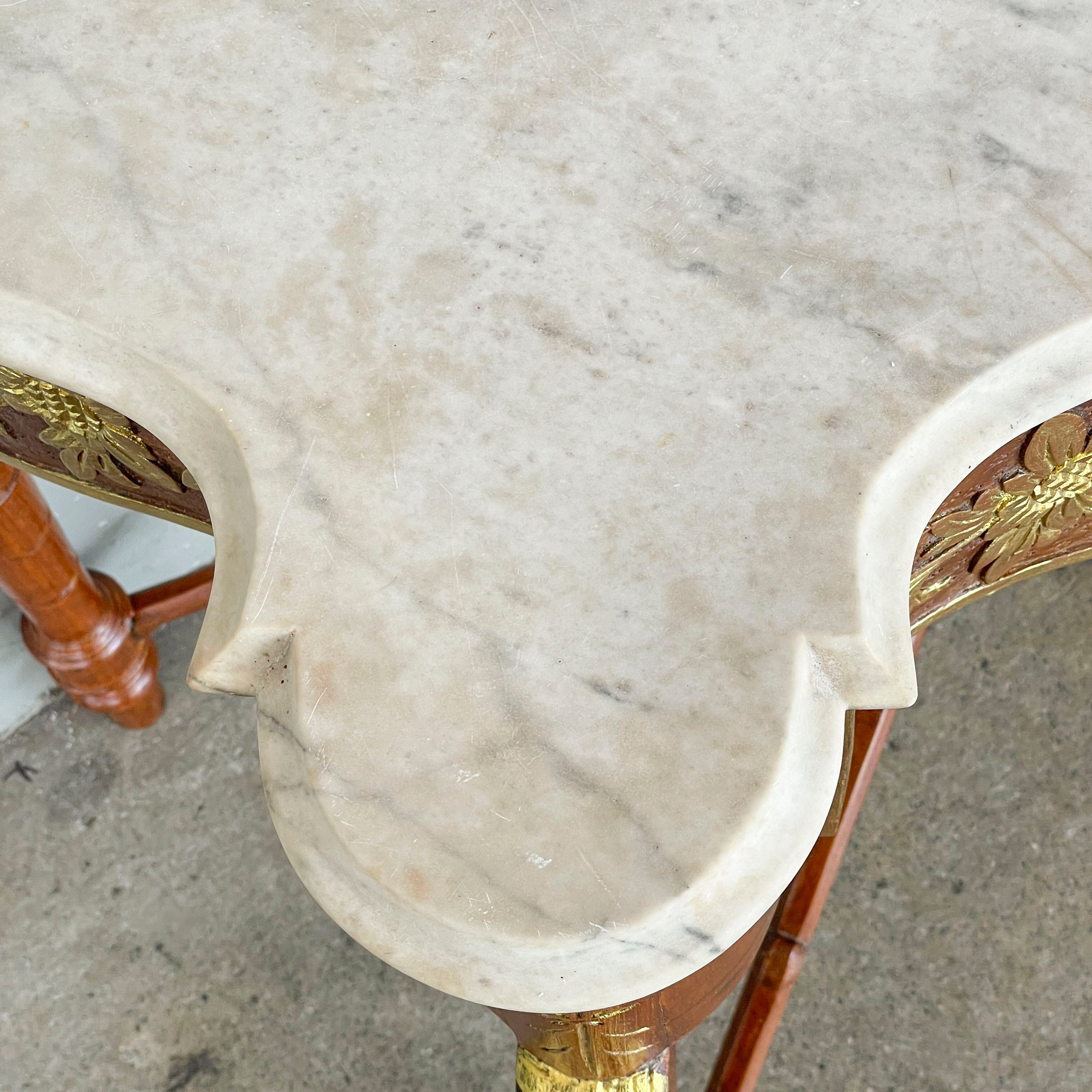 Peranakan-Style Marble Top Console