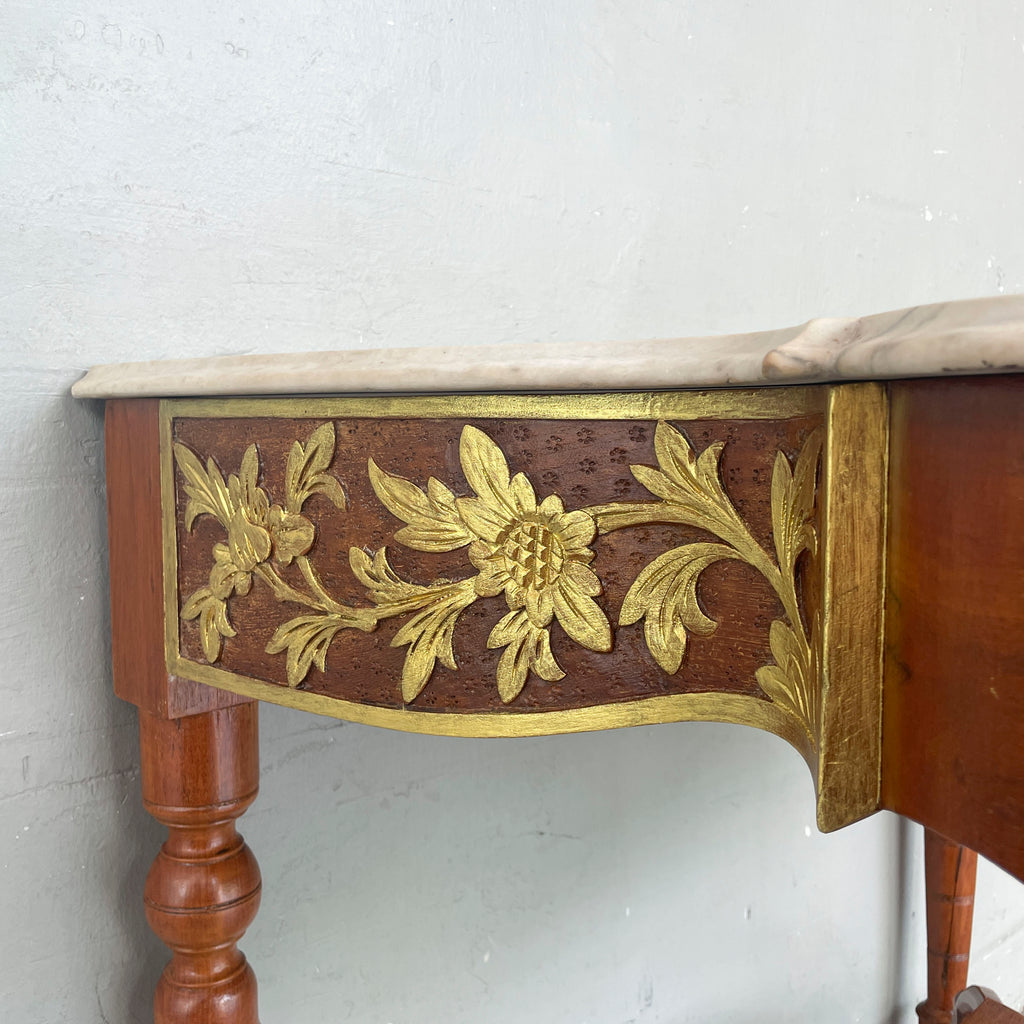 Peranakan-Style Marble Top Console