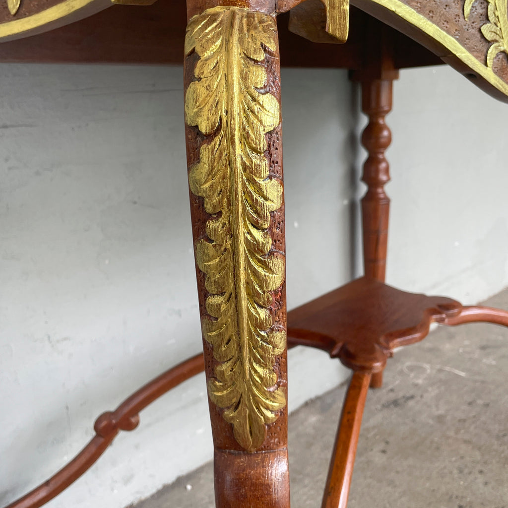 Peranakan-Style Marble Top Console