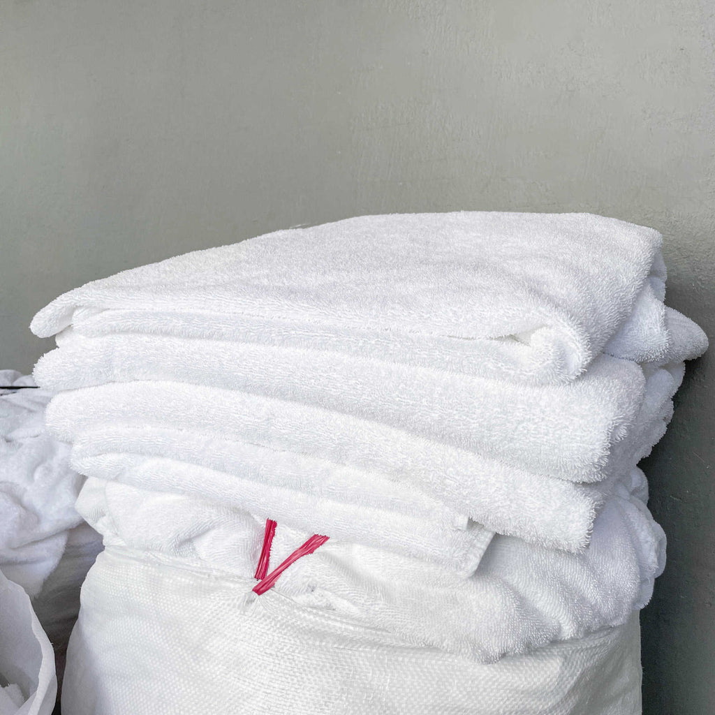 White Cotton Cleaning Rag Unsewn - Towel (KG)