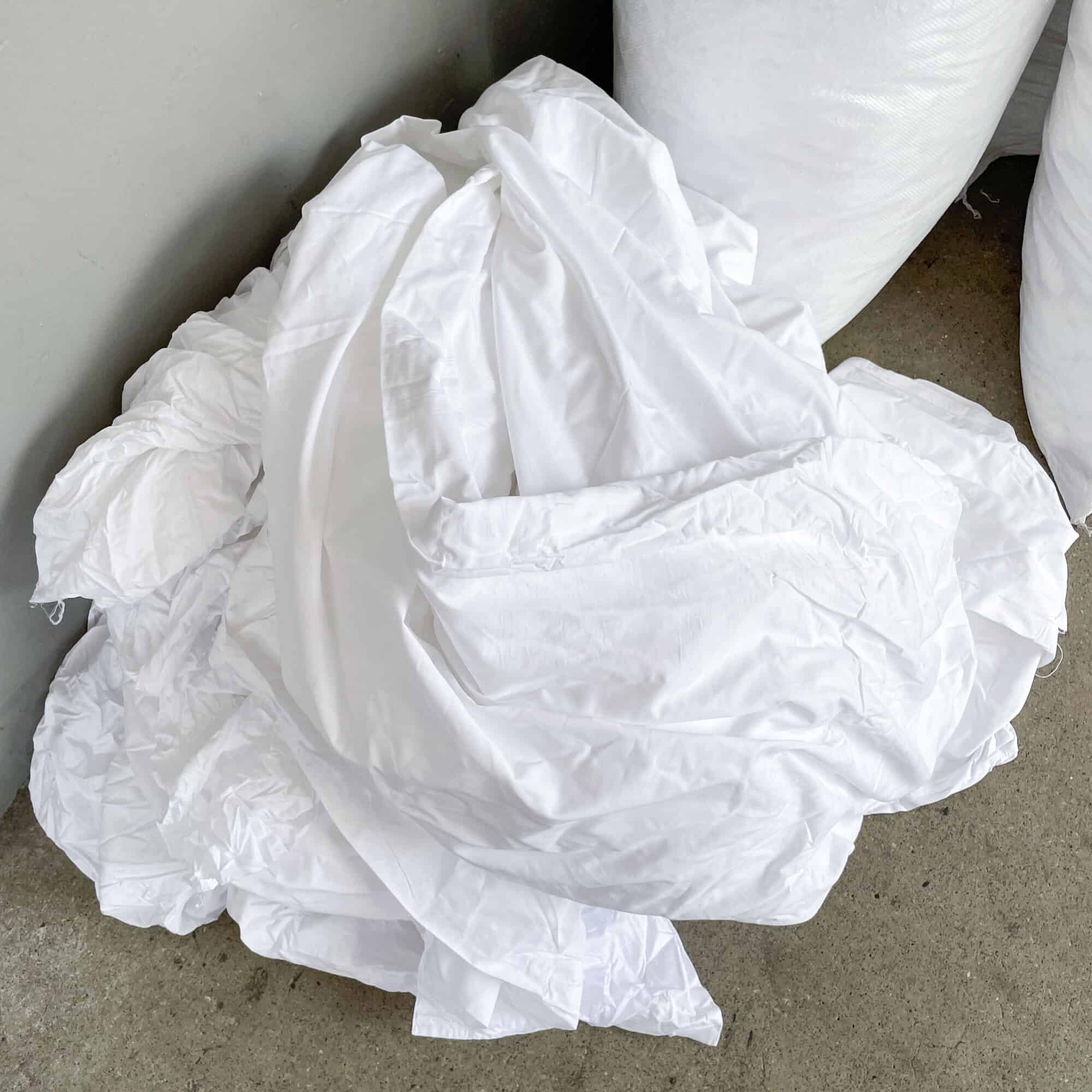 White Cleaning Rag Unsewn - Linen (KG)