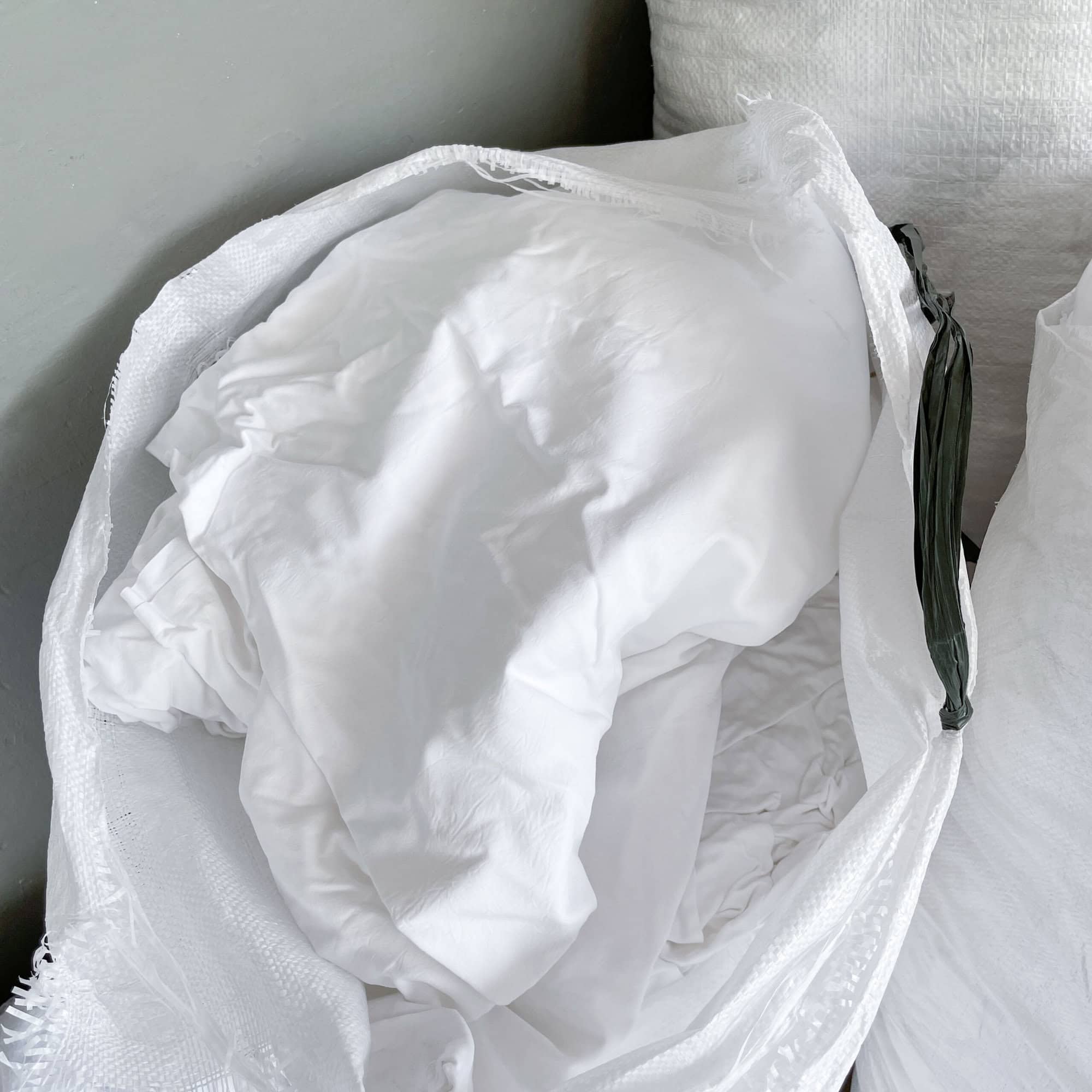 White Cleaning Rag Unsewn - Linen (KG)
