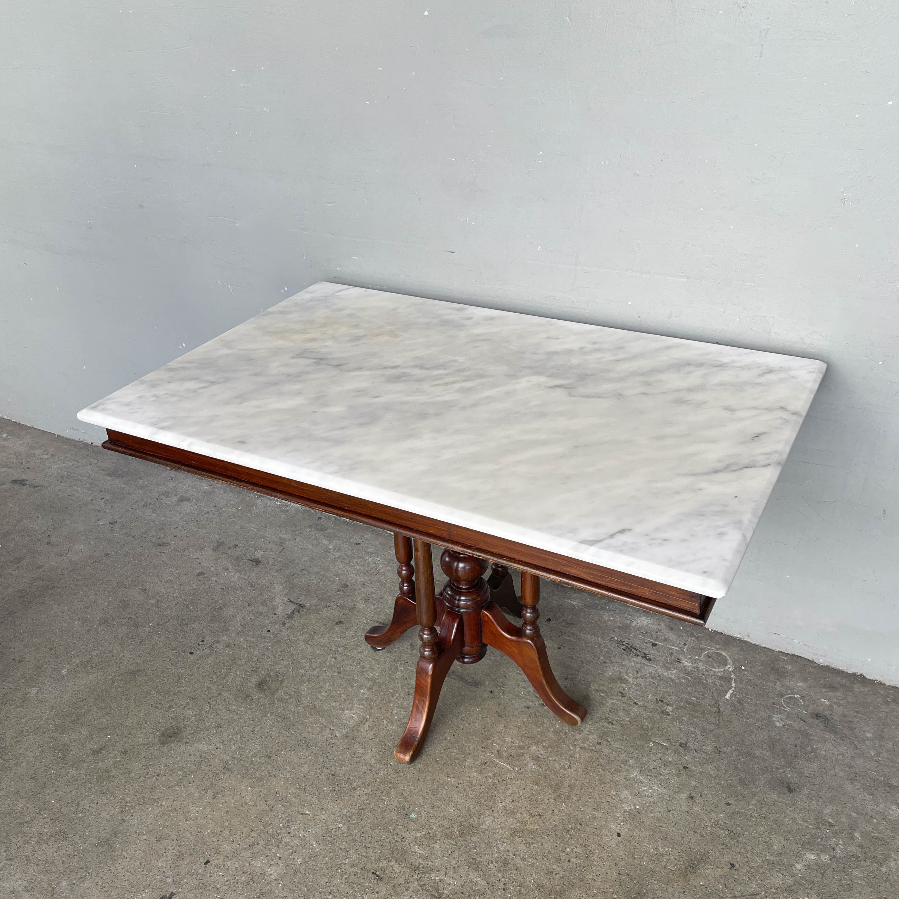 Rectangular "Kopitiam" Marble Table
