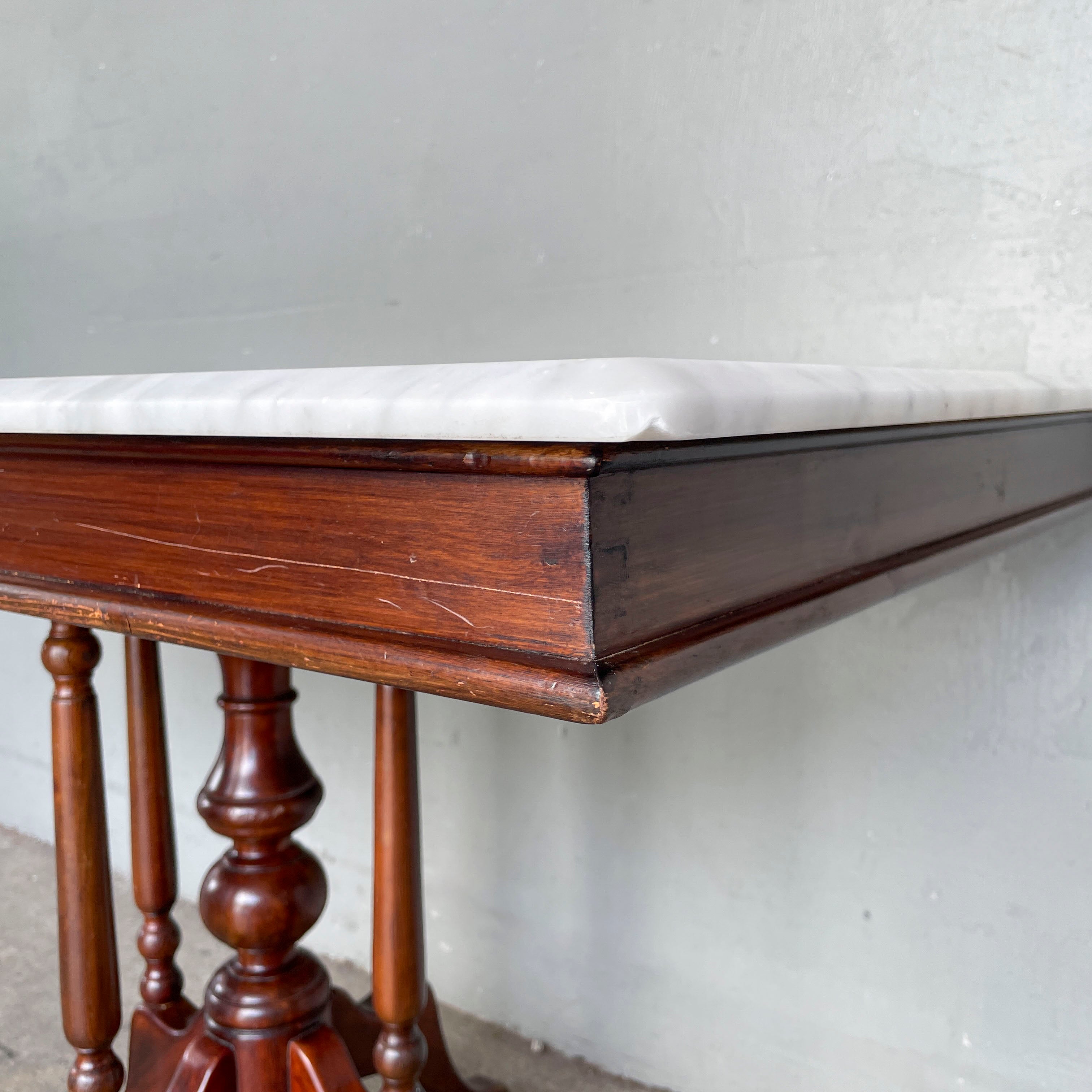 Rectangular "Kopitiam" Marble Table