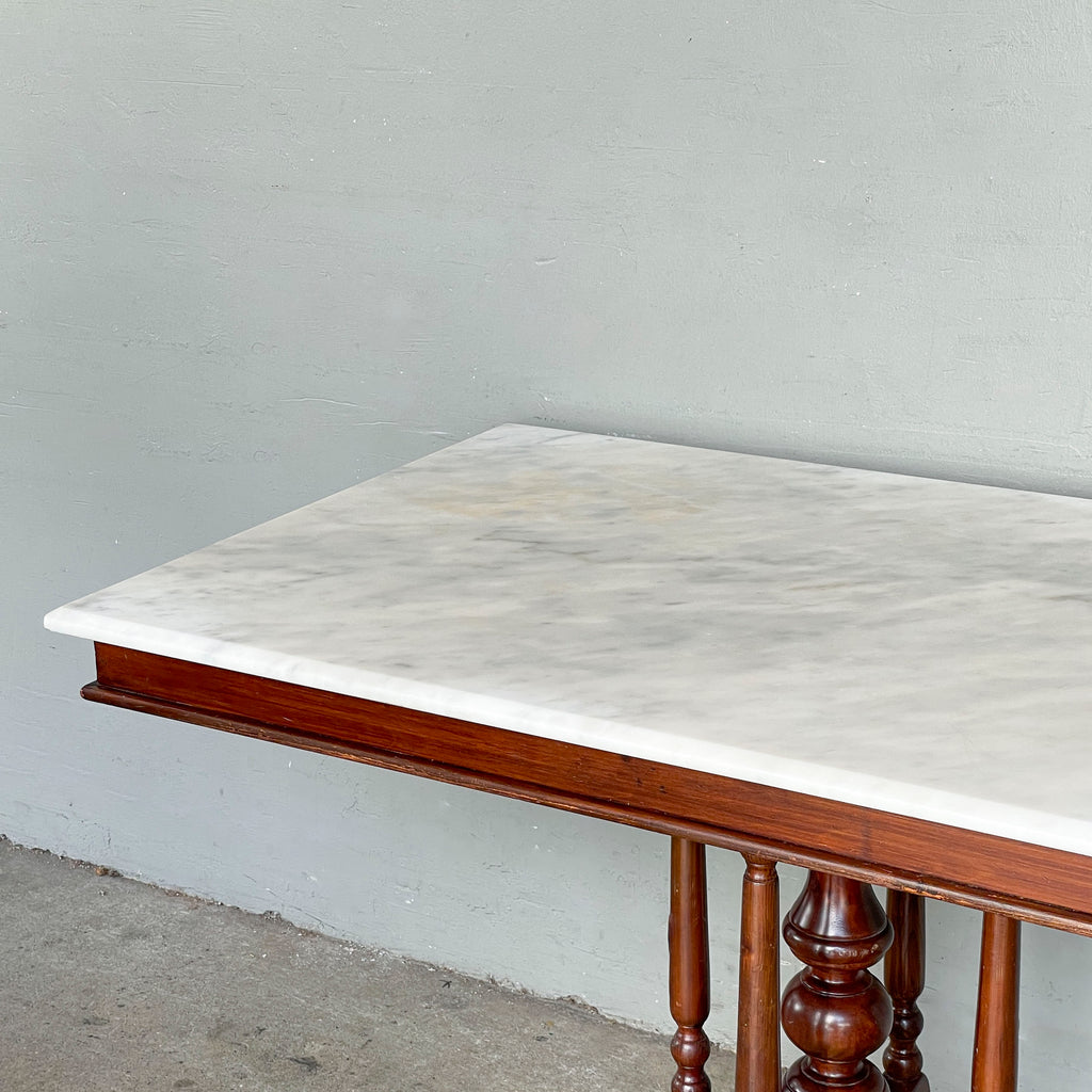 Rectangular "Kopitiam" Marble Table