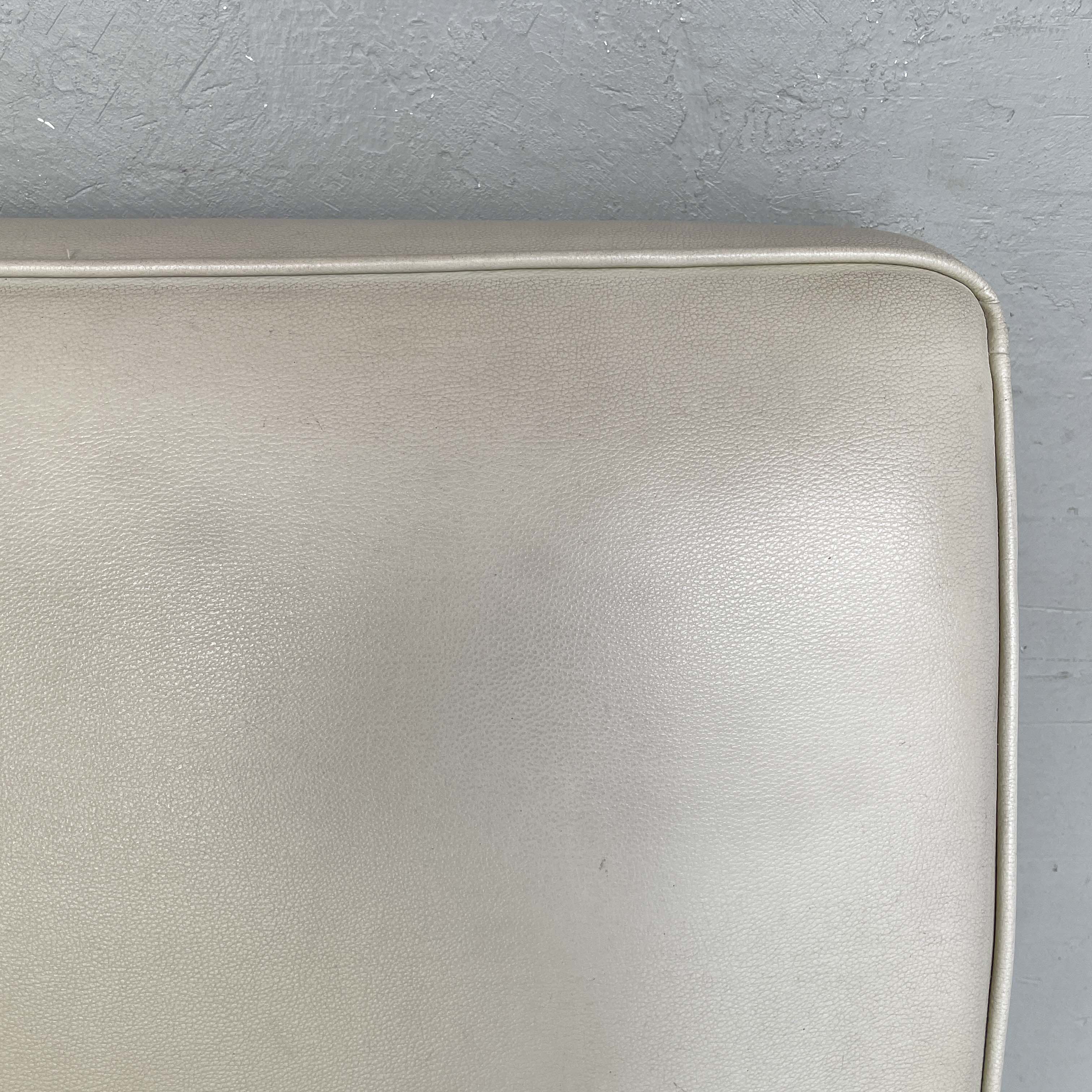 Vintage Light Grey "K-Leg" Sofa