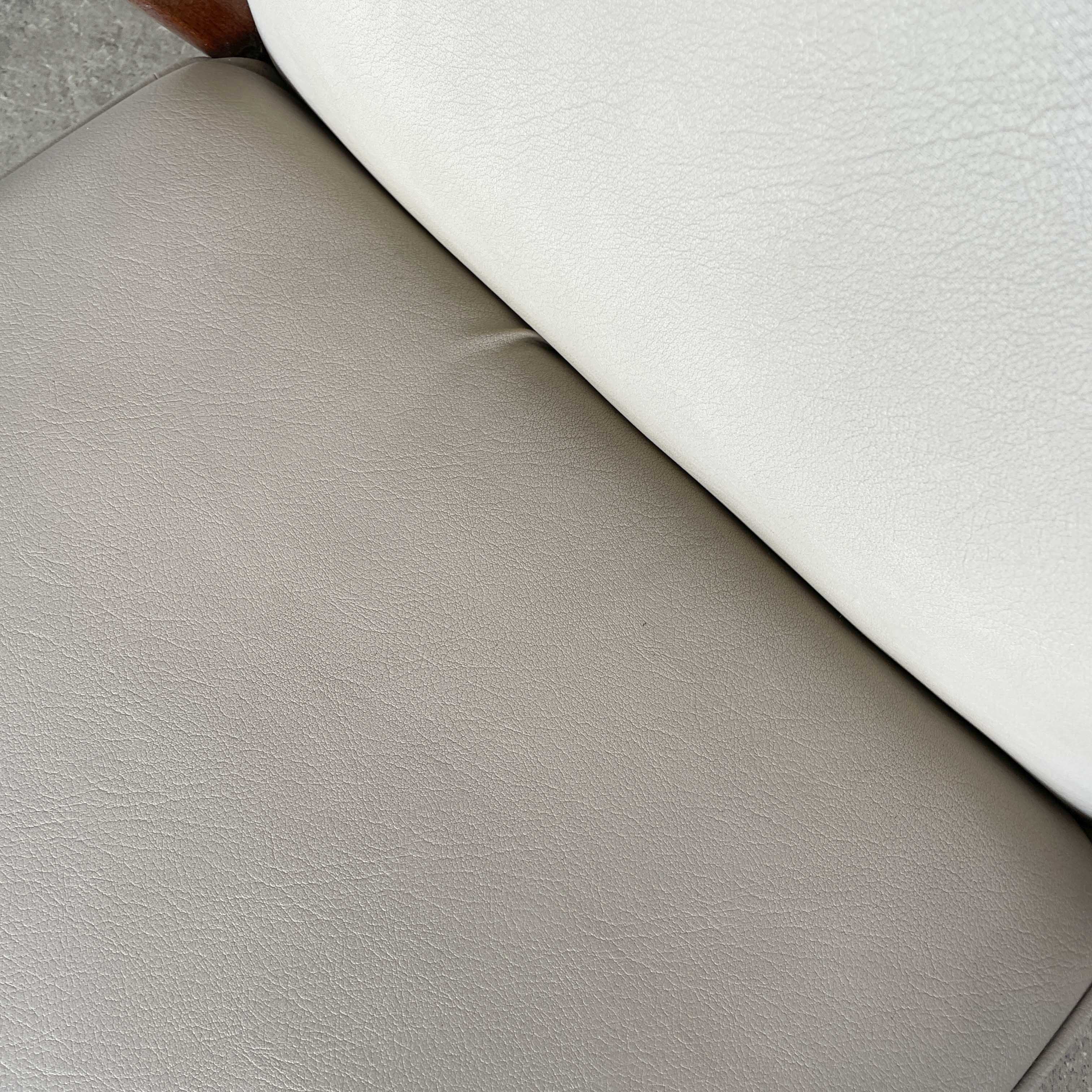 Vintage Light Grey "K-Leg" Armchair