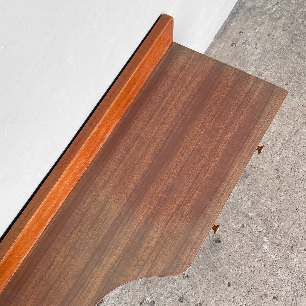 Refurbished Short Vintage Console with Laminate Top