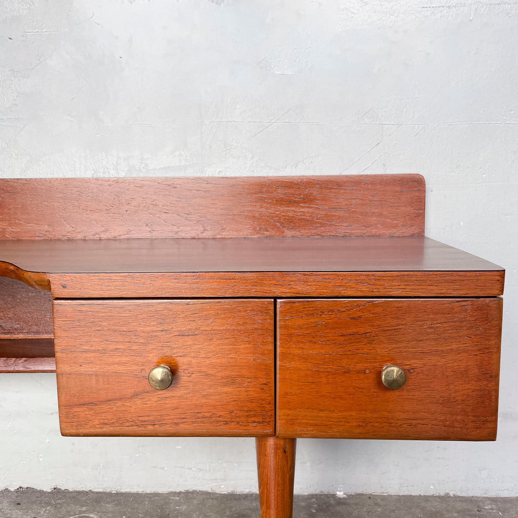 Refurbished Short Vintage Console with Laminate Top