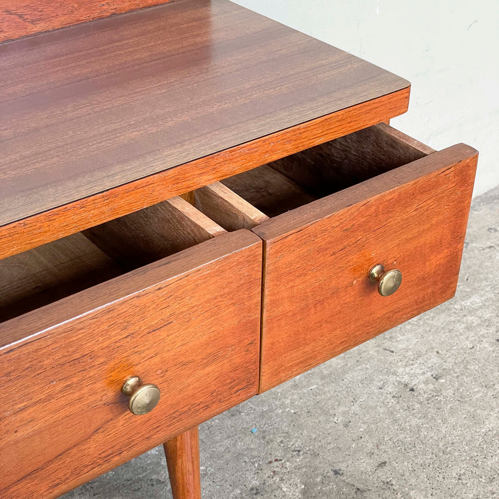 Refurbished Short Vintage Console with Laminate Top
