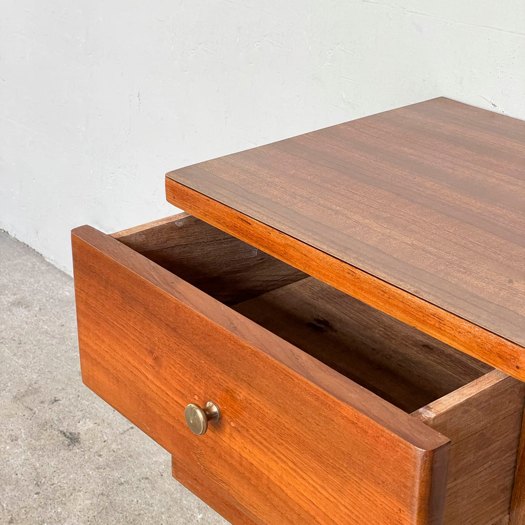 Refurbished Short Vintage Console with Laminate Top