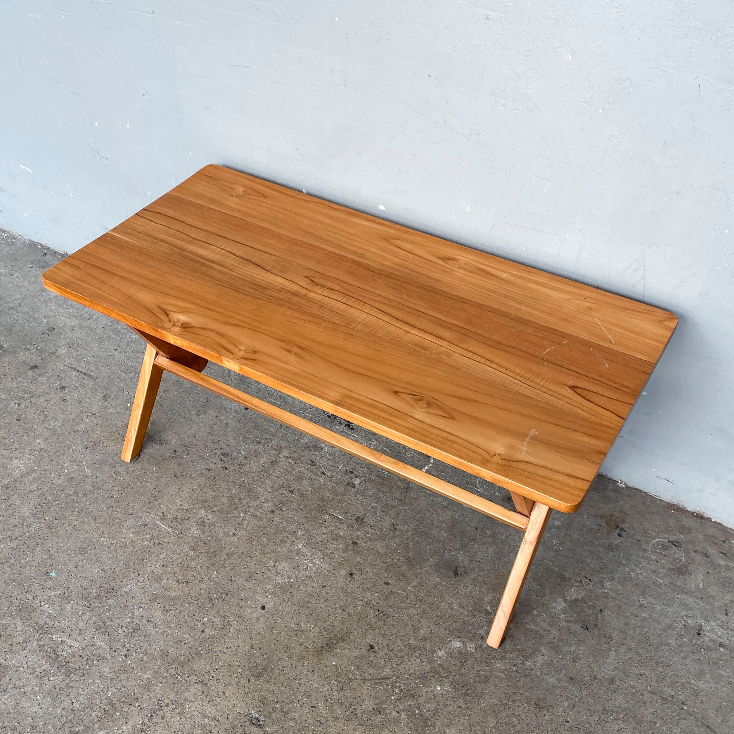 Teak Trestle Coffee Table