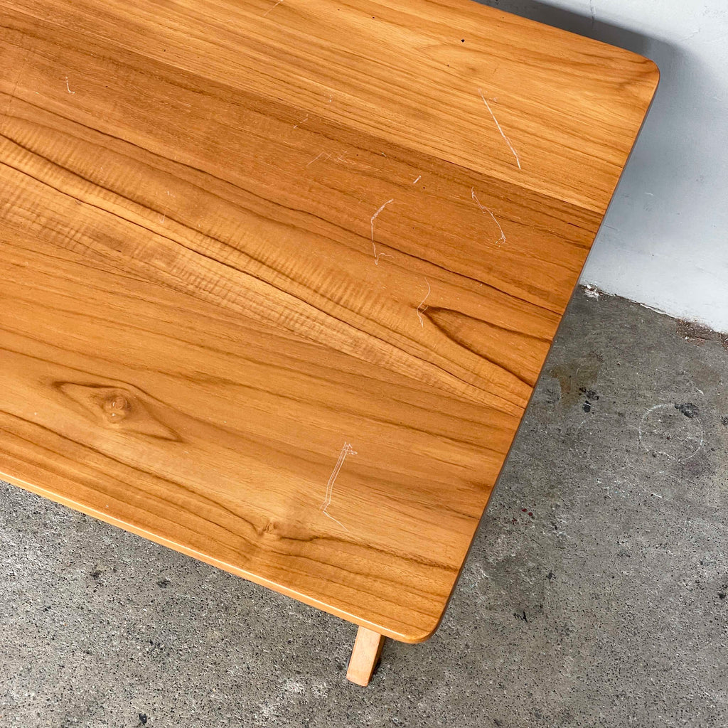 Teak Trestle Coffee Table