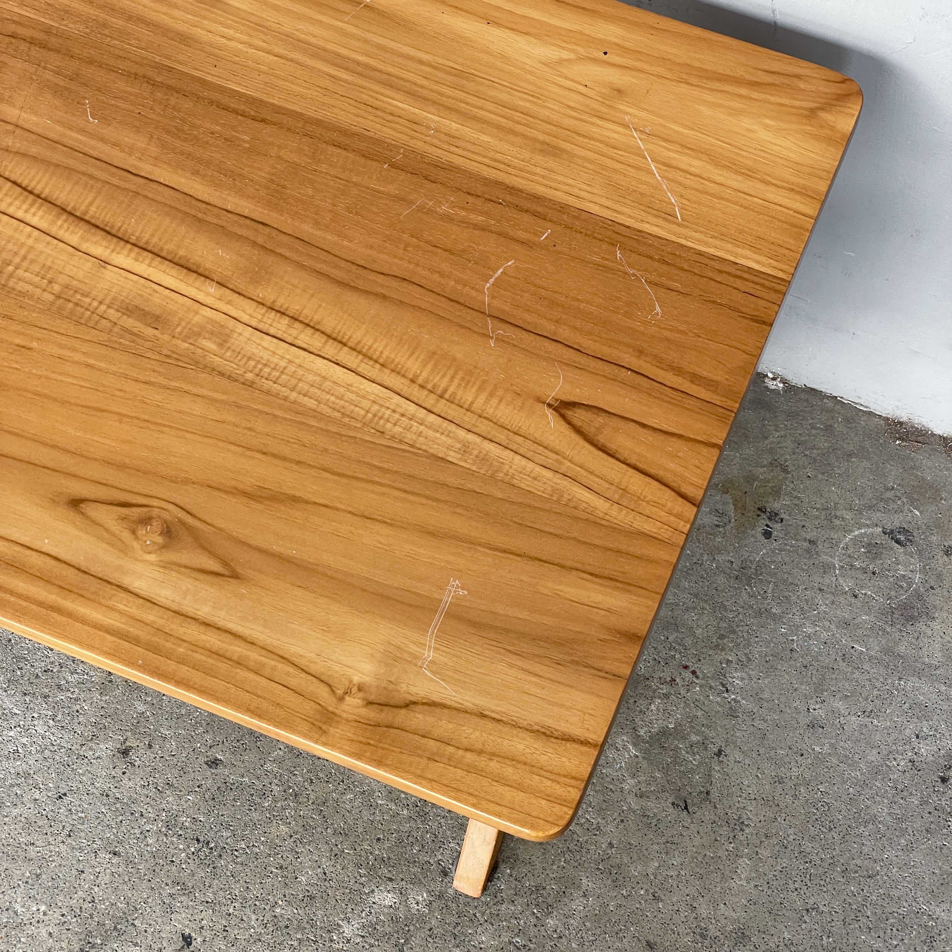 Teak Trestle Coffee Table