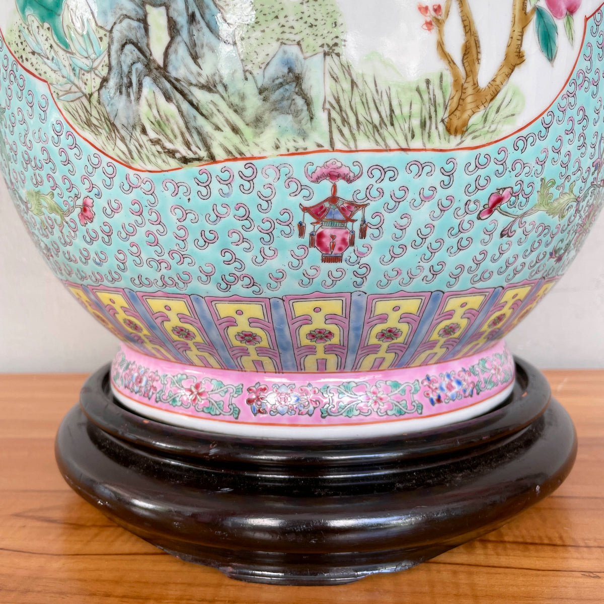 Chinese Porcelain Baluster Vase with "Elephant" Handles