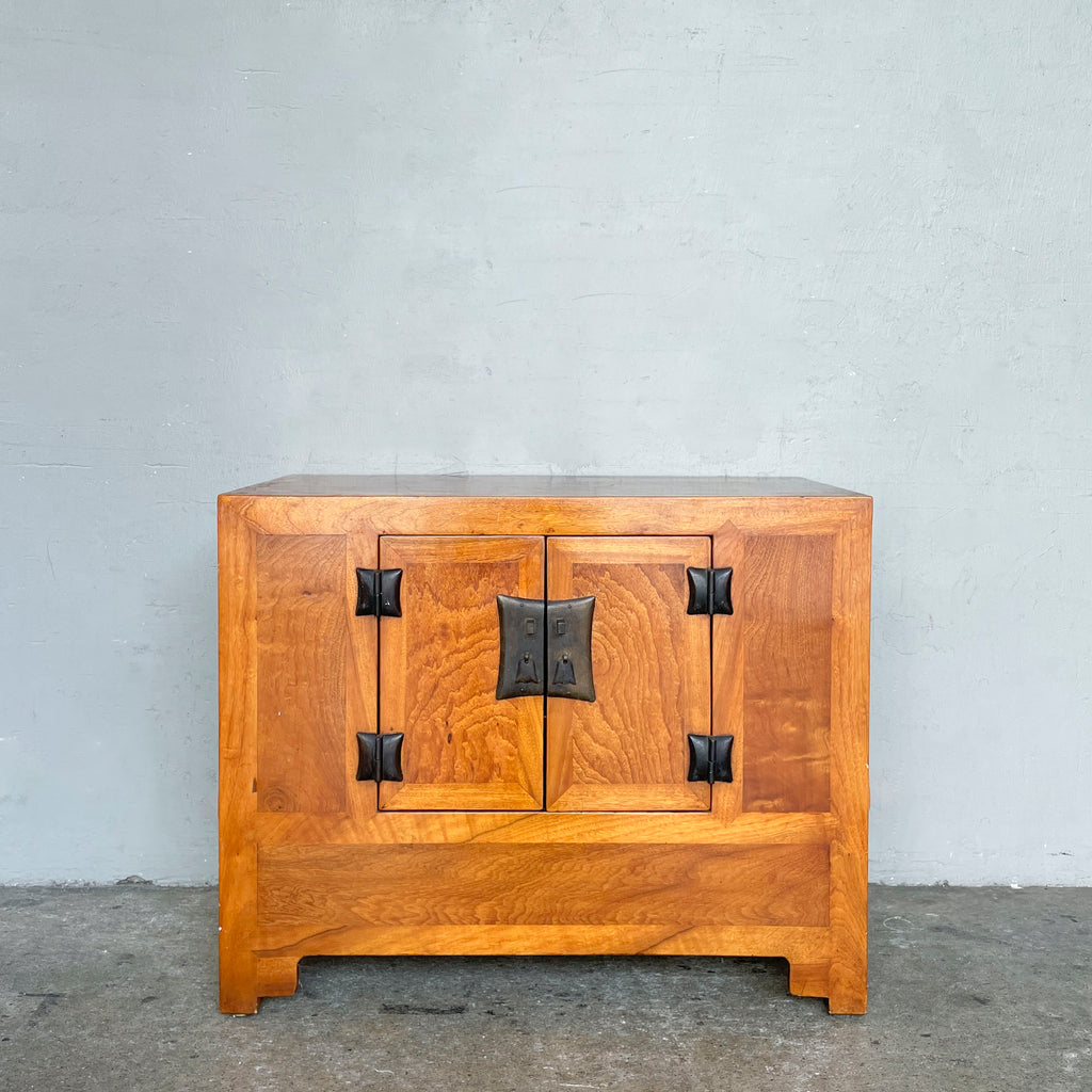 Honey-Tone Elm Side Cabinet