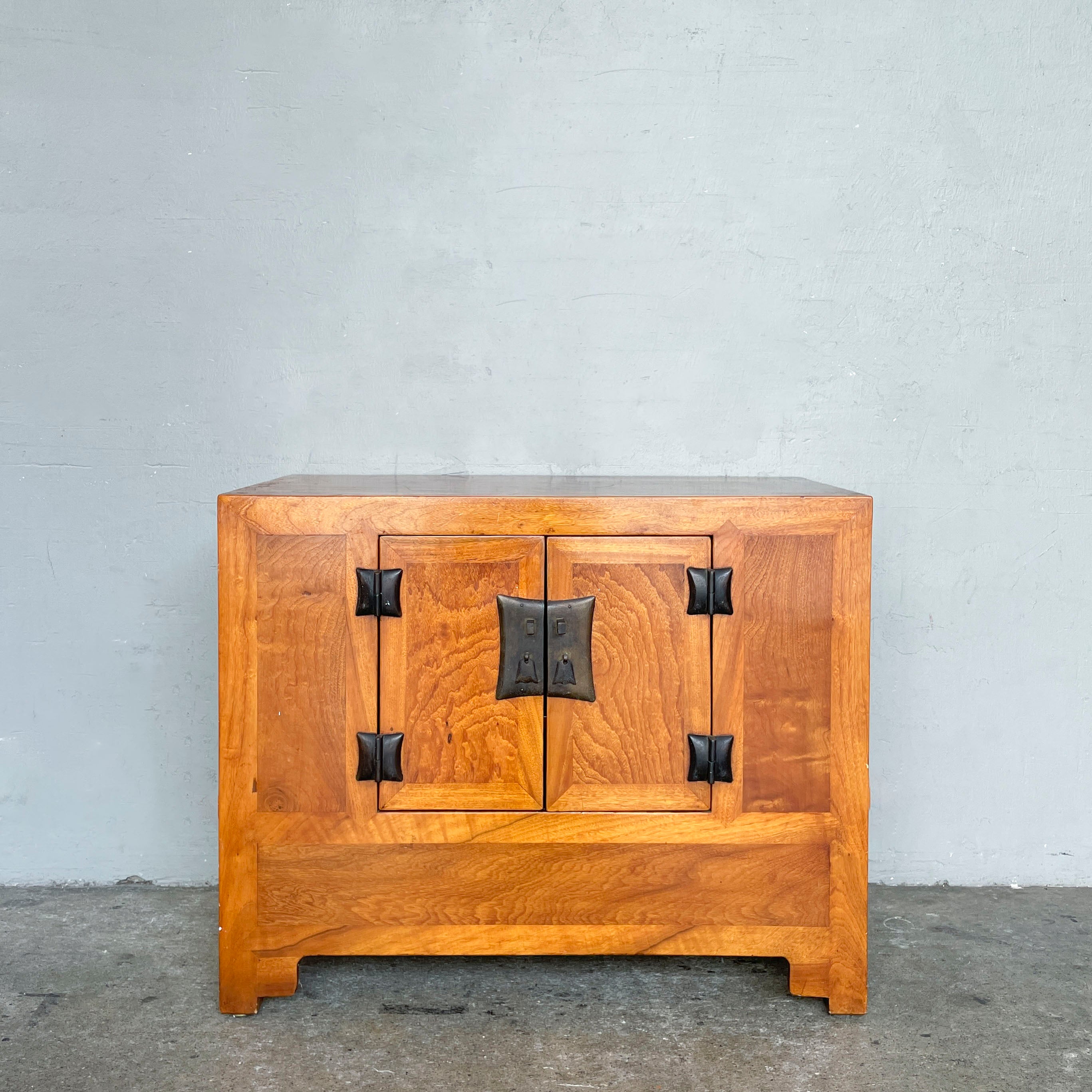 Honey-Tone Elm Side Cabinet