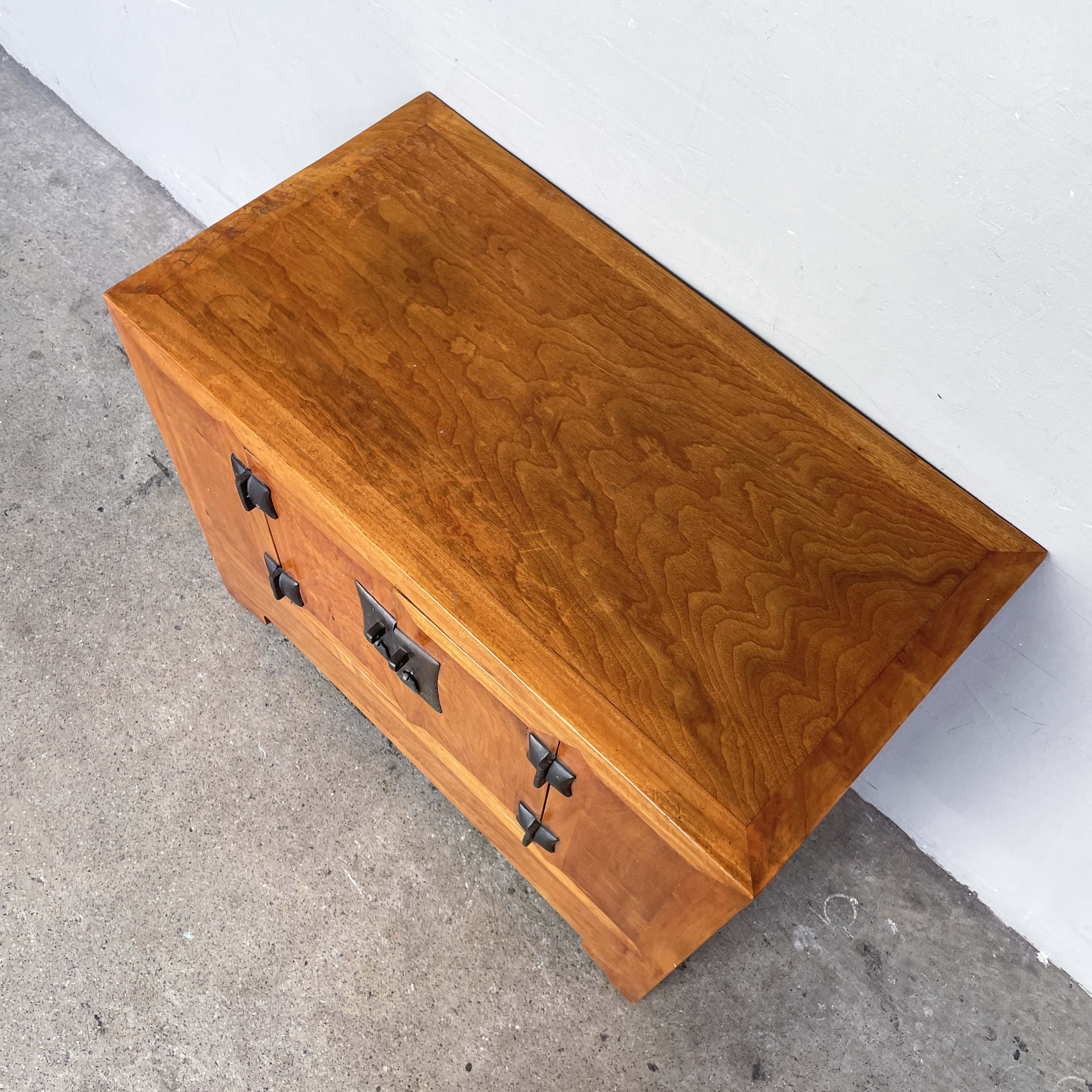 Honey-Tone Elm Side Cabinet