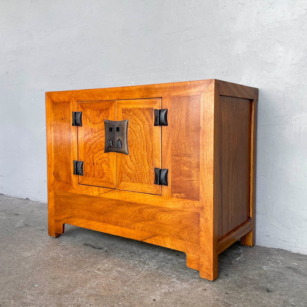 Honey-Tone Elm Side Cabinet