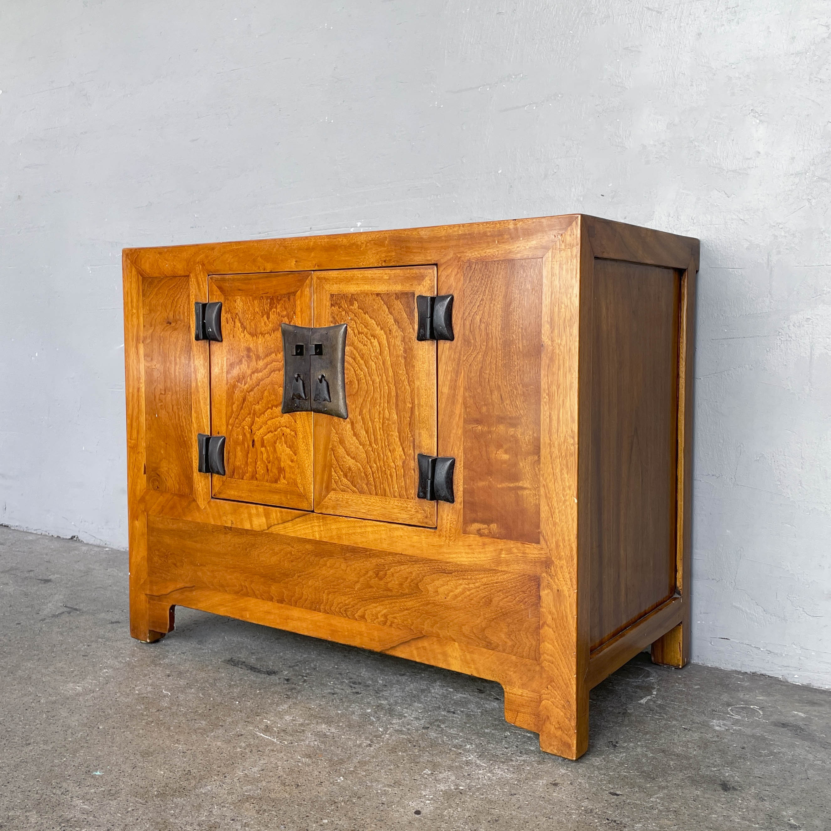 Honey-Tone Elm Side Cabinet