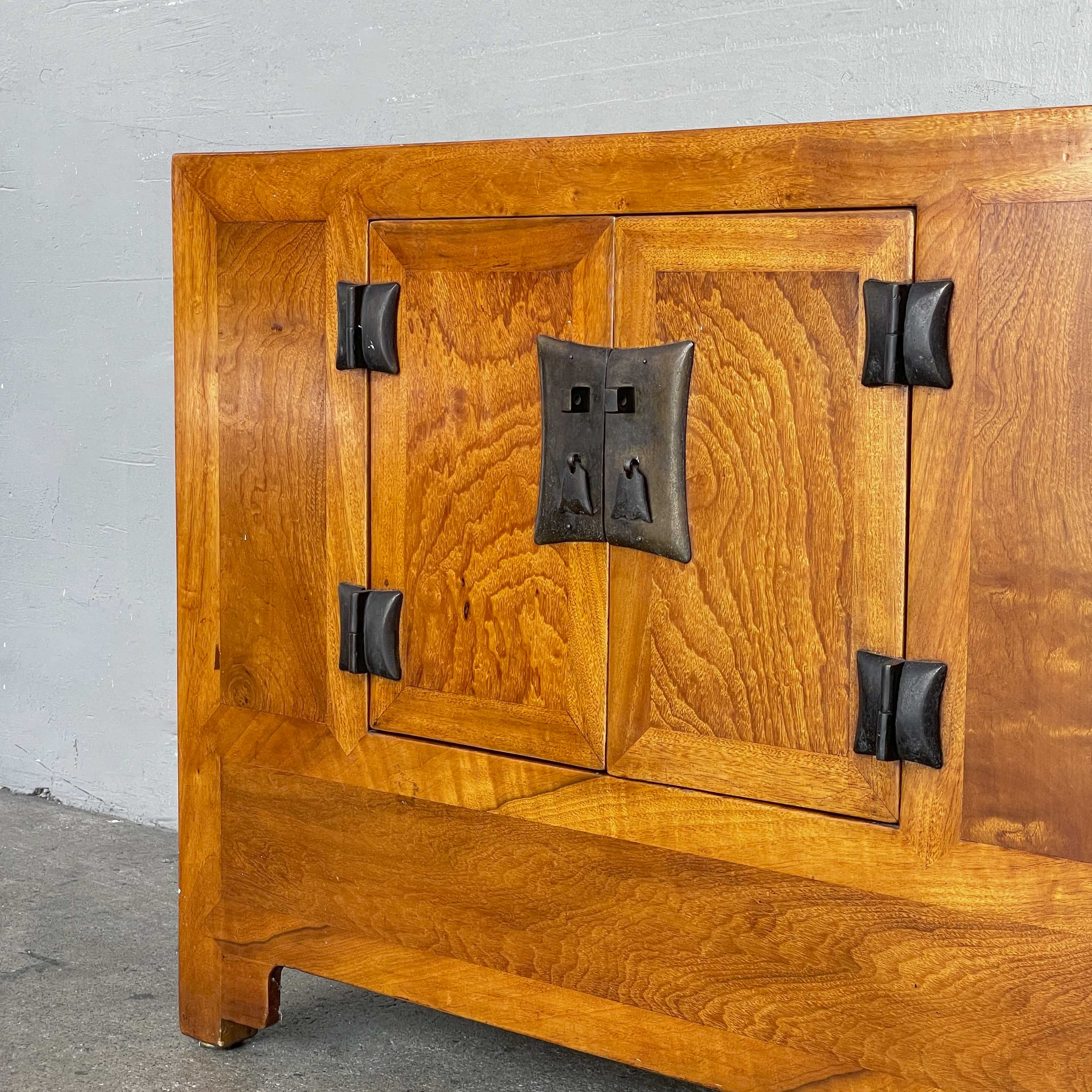 Honey-Tone Elm Side Cabinet