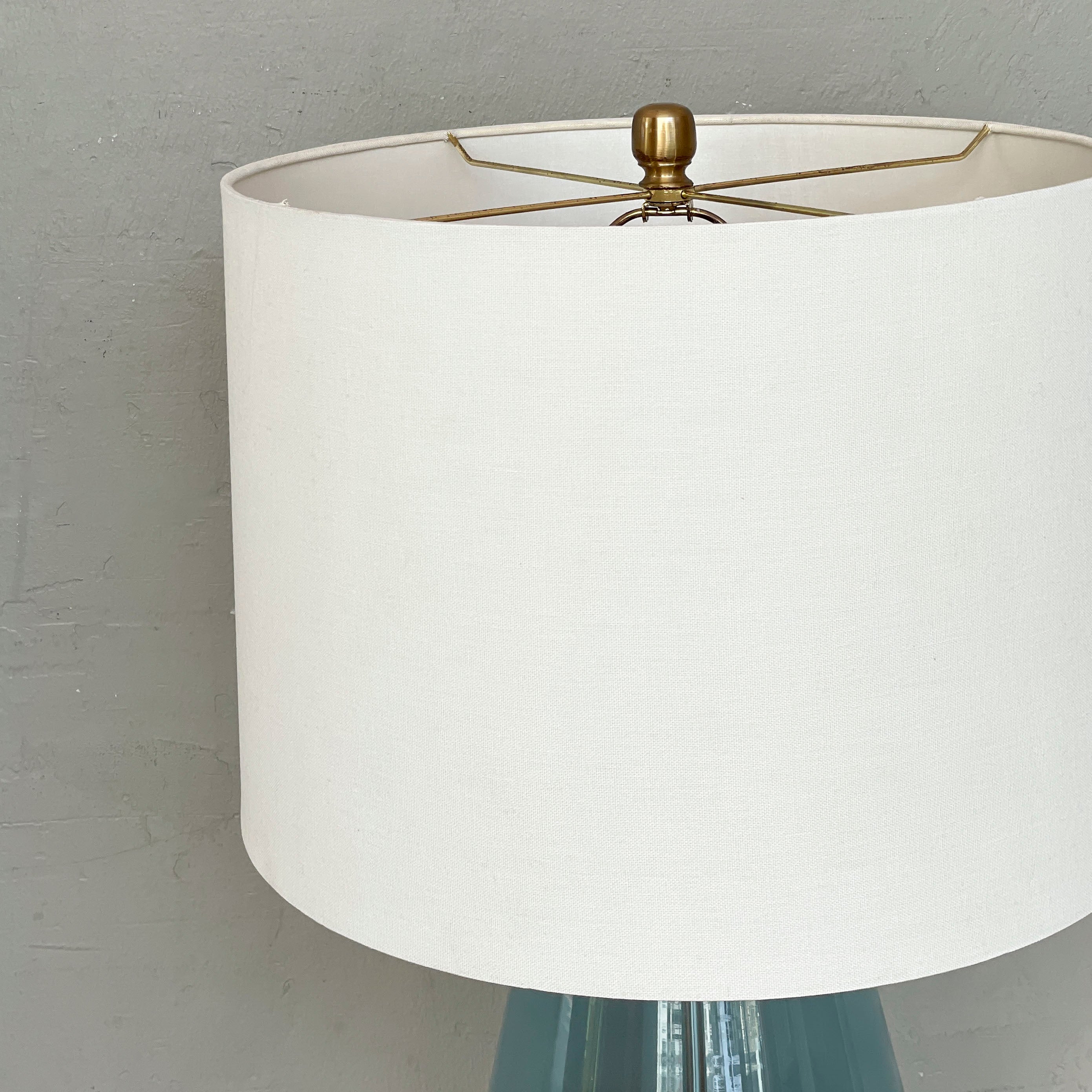 Blue-Gold Glass Table Lamp
