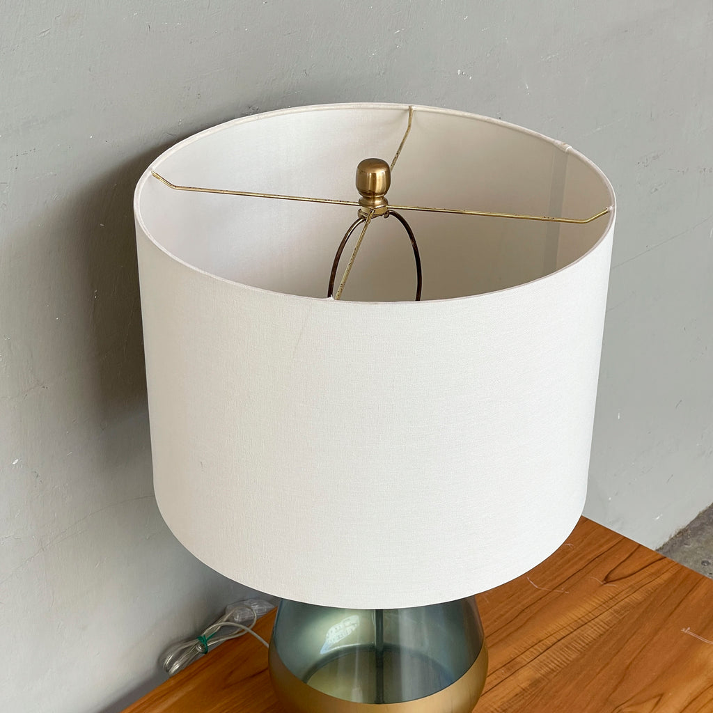 Blue-Gold Glass Table Lamp