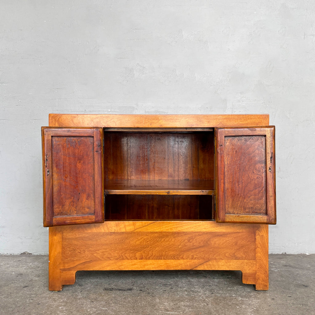 Honey-Tone Elm Side Cabinet