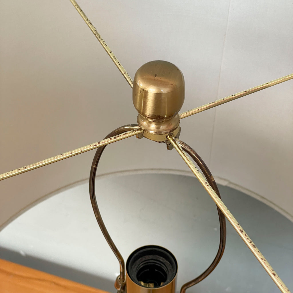 Blue-Gold Glass Table Lamp