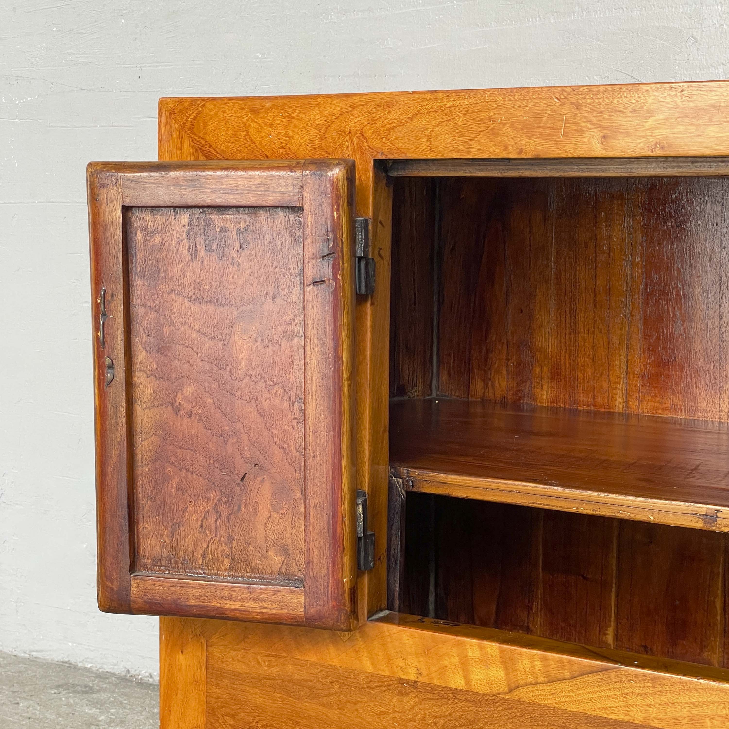 Honey-Tone Elm Side Cabinet