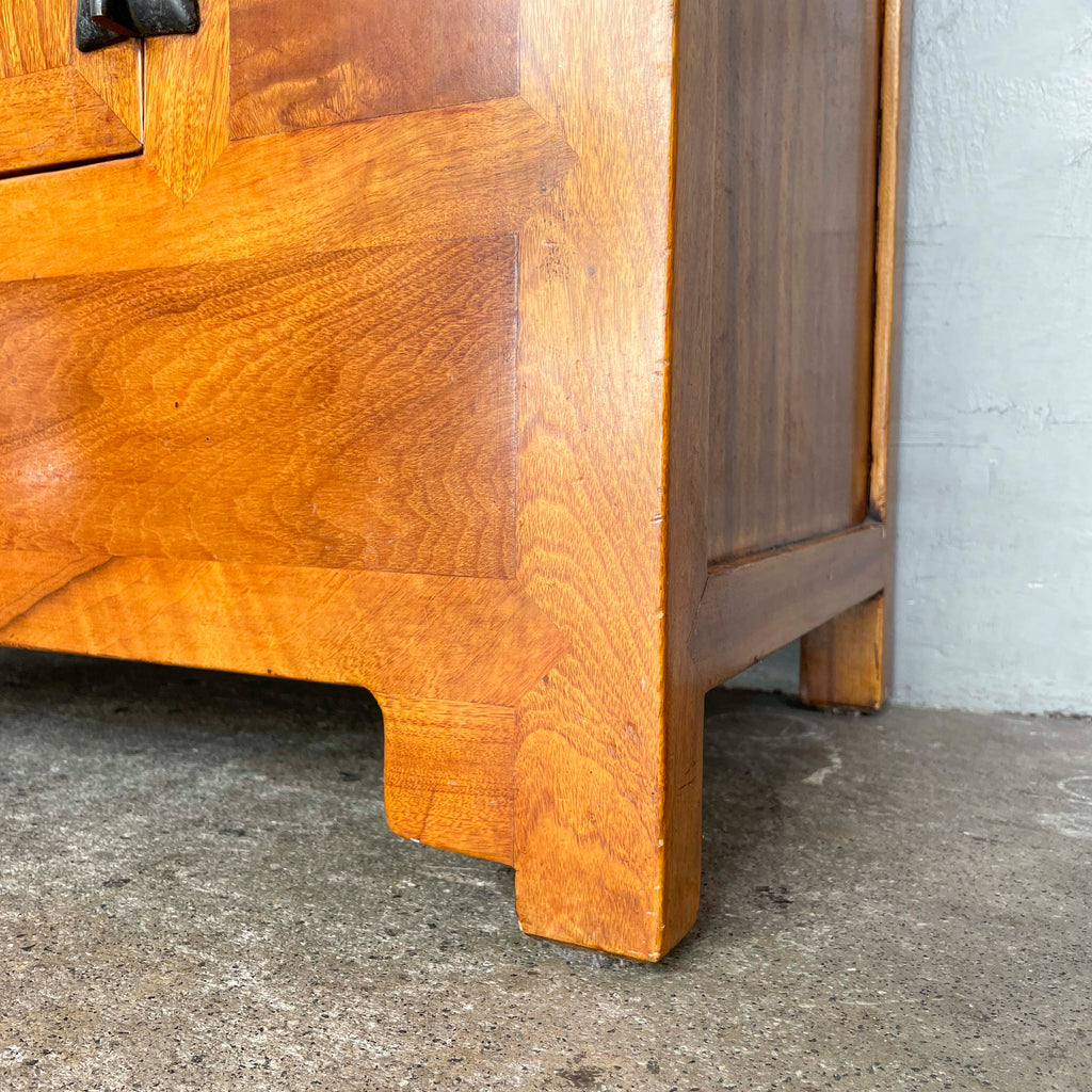 Honey-Tone Elm Side Cabinet