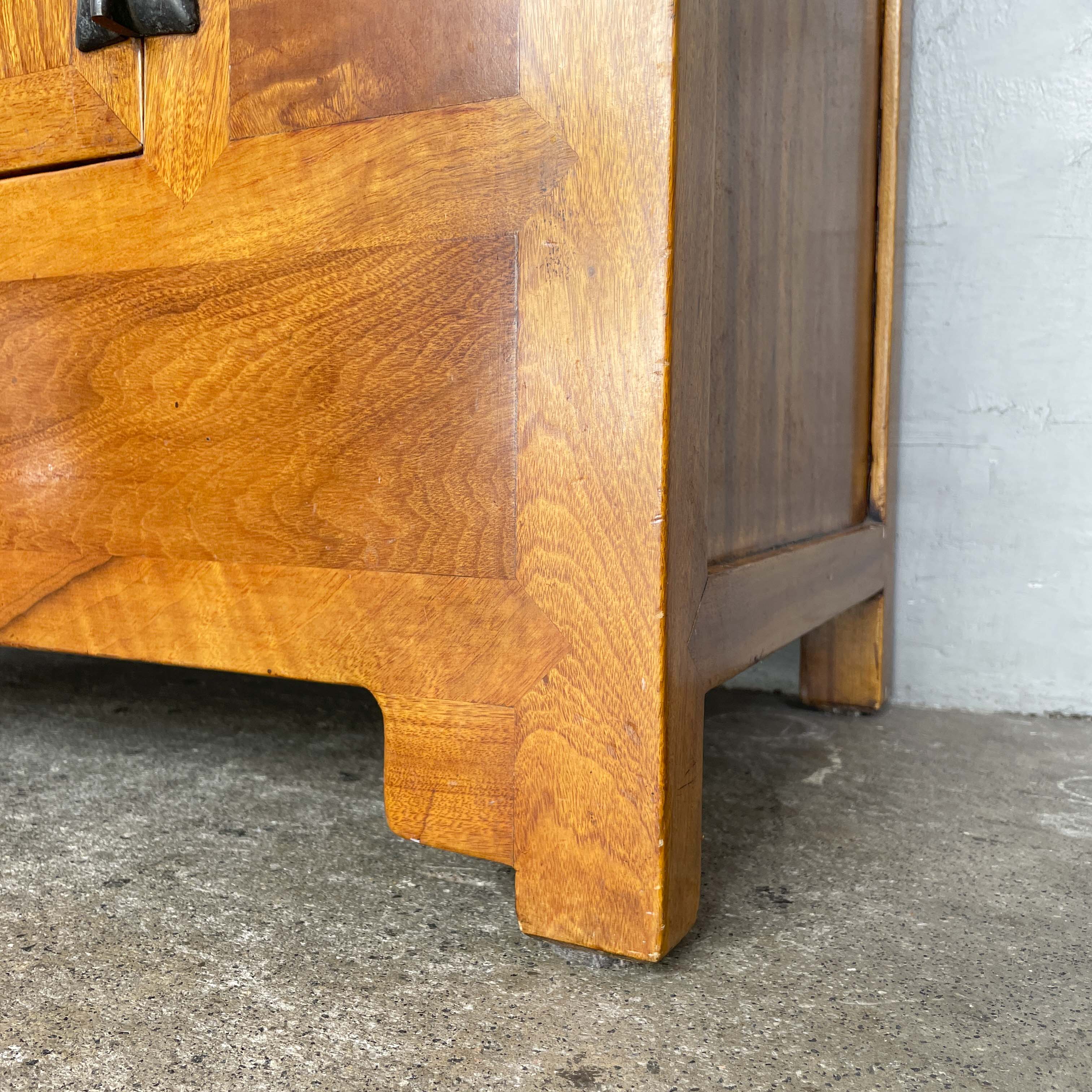 Honey-Tone Elm Side Cabinet