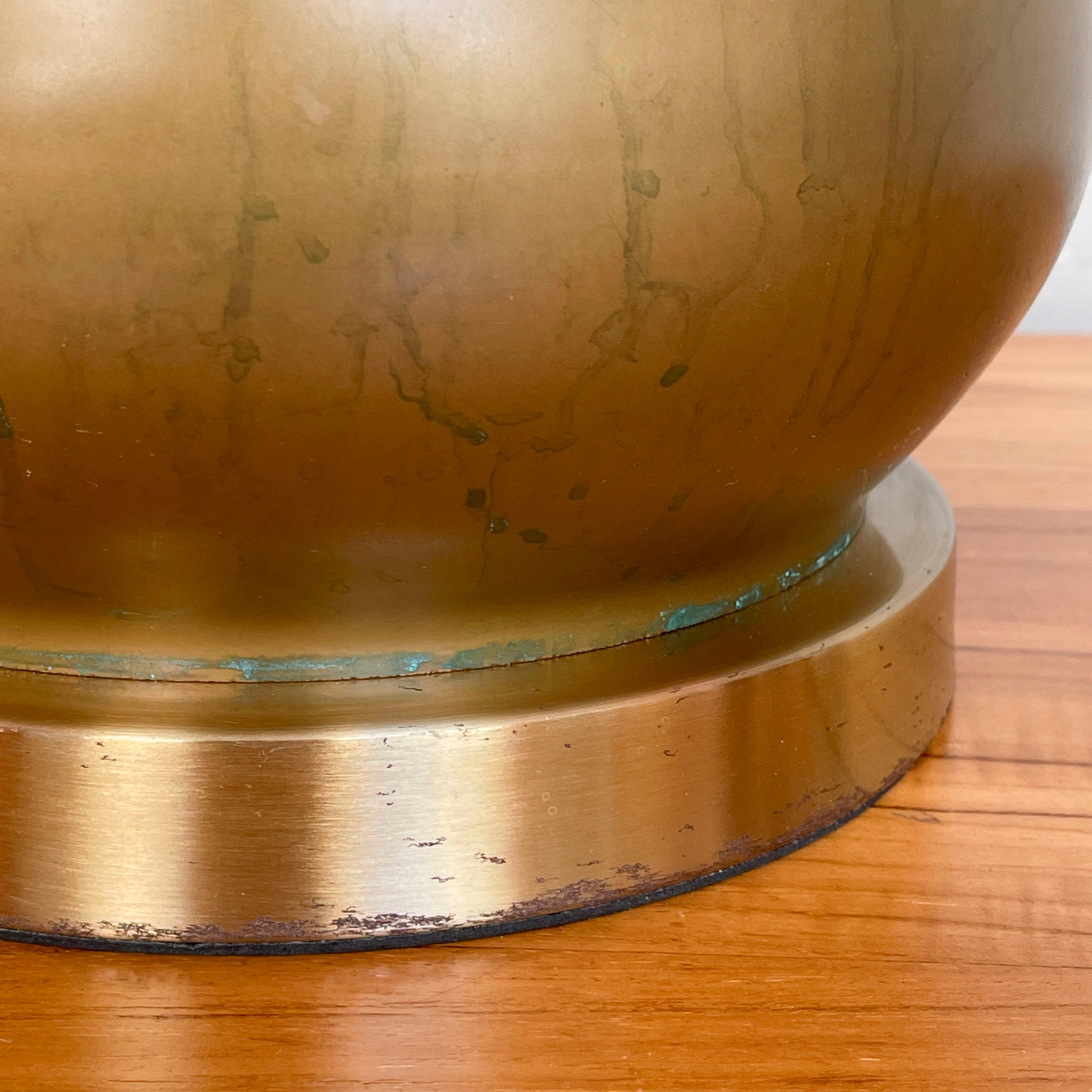 Blue-Gold Glass Table Lamp