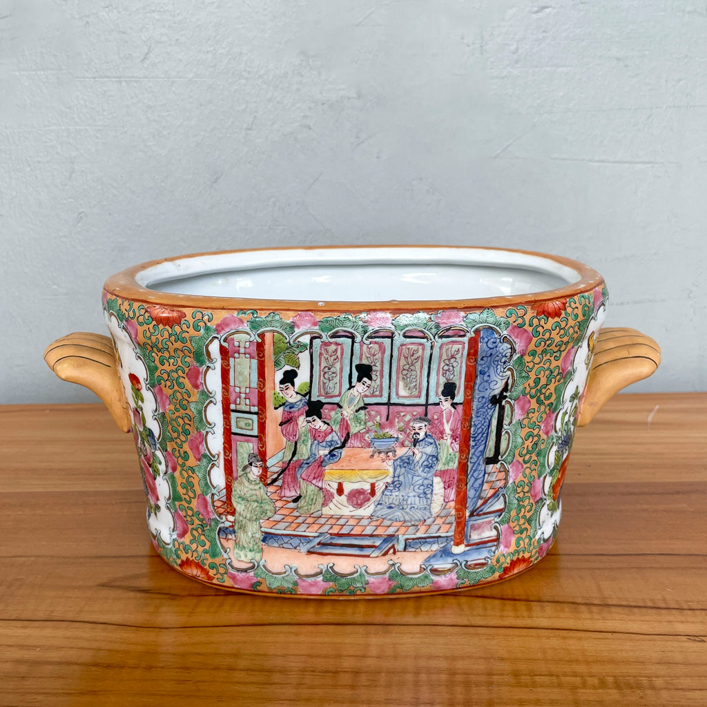 Decorative Chinese Famille Rose-Style Planter