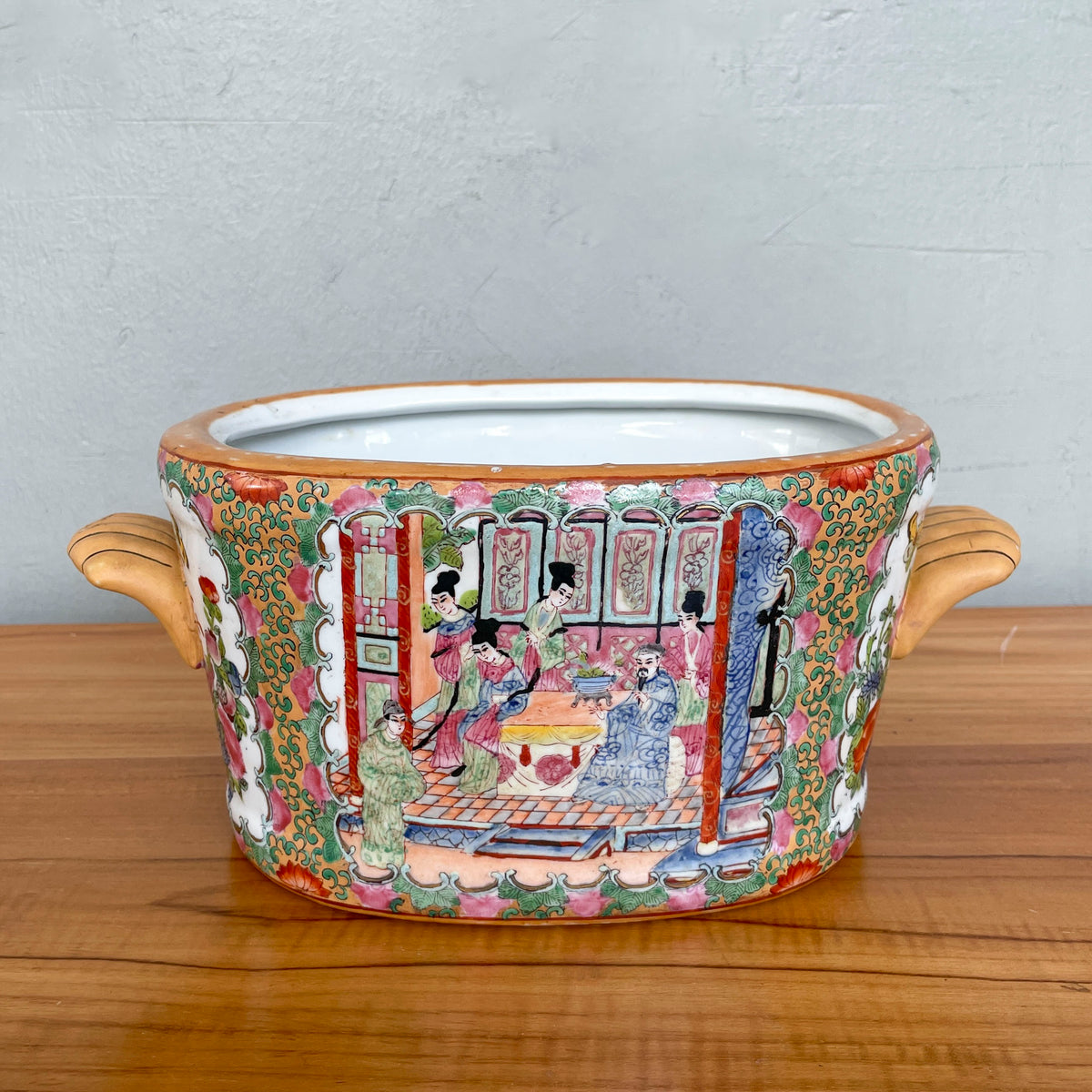 Decorative Chinese Famille Rose-Style Planter