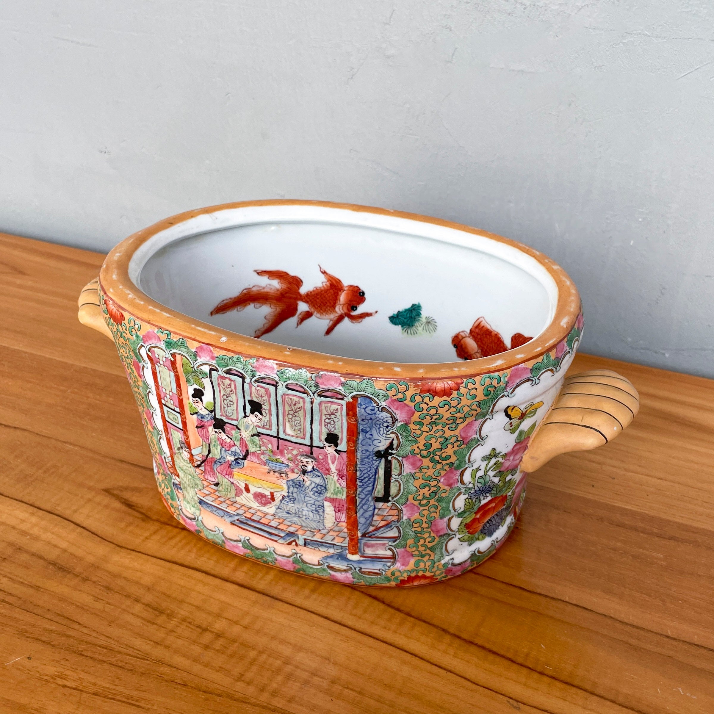 Decorative Chinese Famille Rose-Style Planter