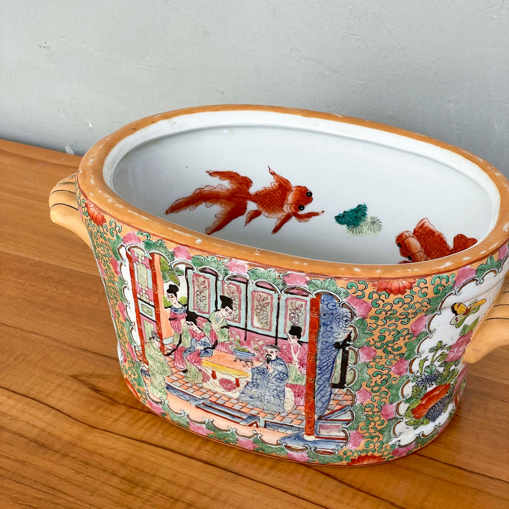 Decorative Chinese Famille Rose-Style Planter
