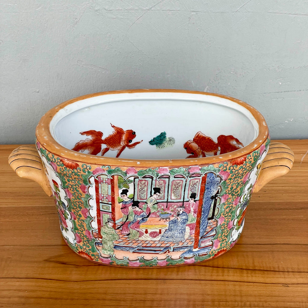 Decorative Chinese Famille Rose-Style Planter
