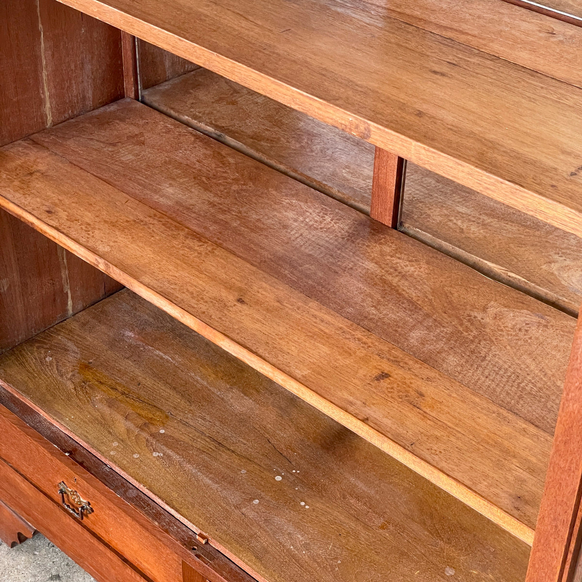 Vintage Display Cabinet with Mirrored Backing