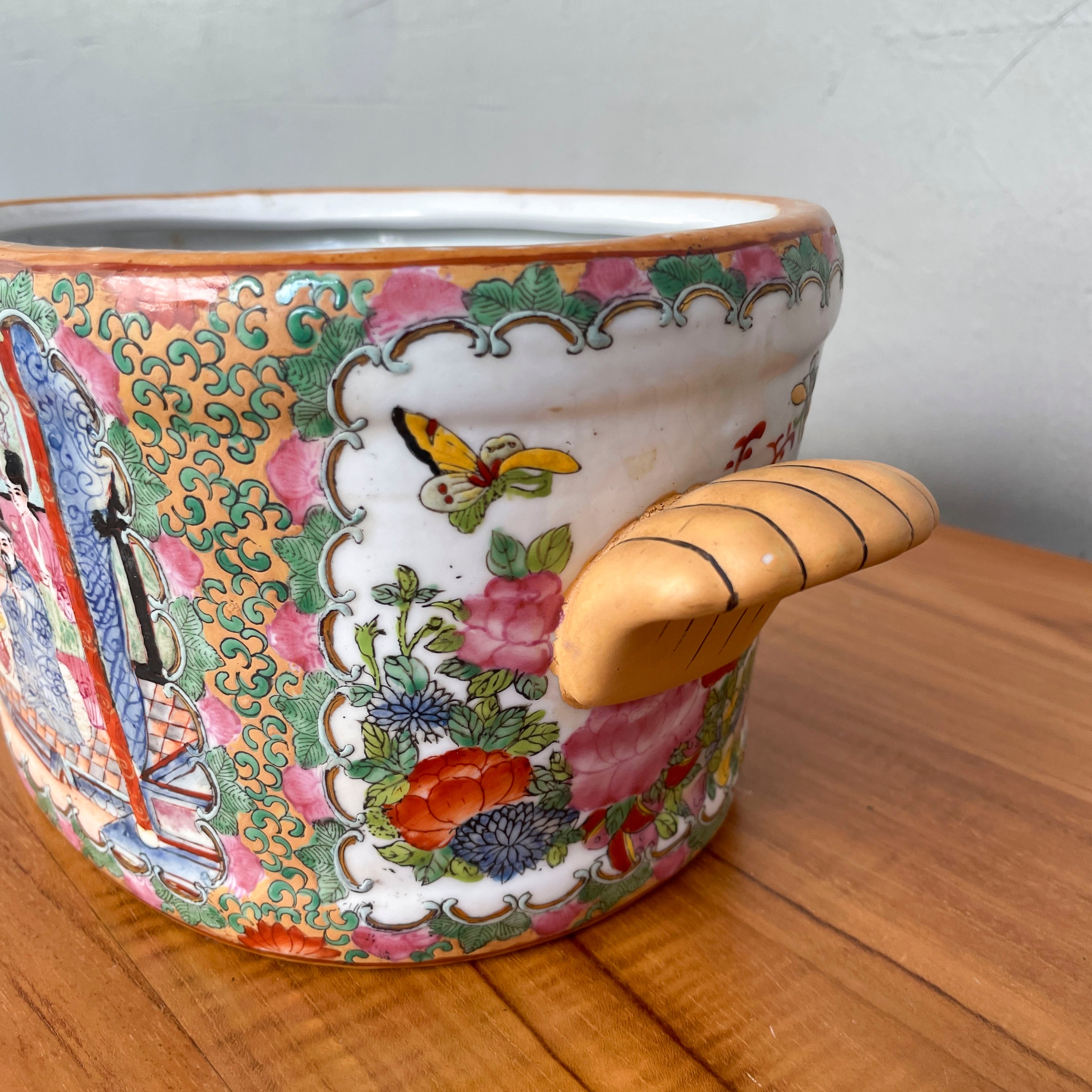 Decorative Chinese Famille Rose-Style Planter