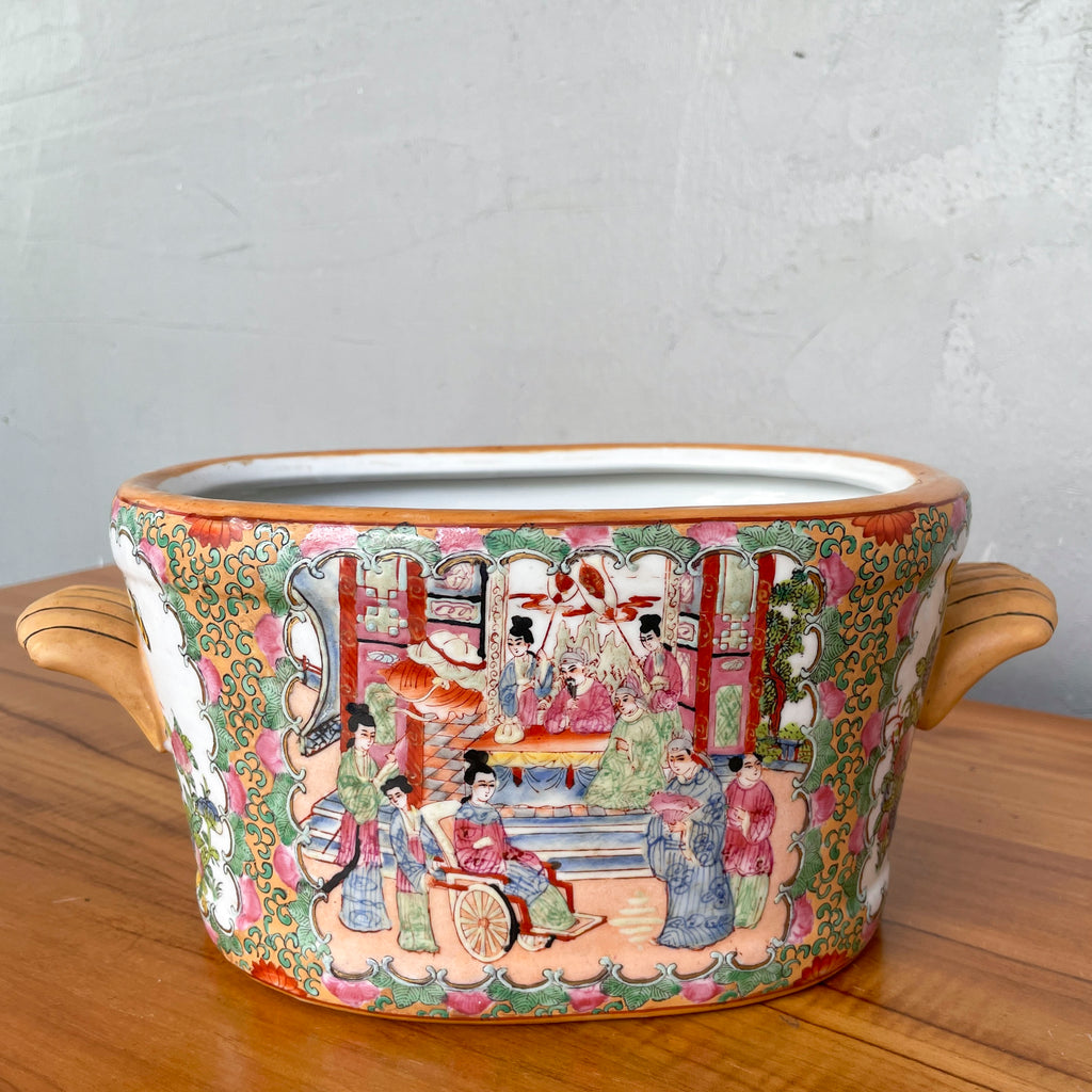Decorative Chinese Famille Rose-Style Planter