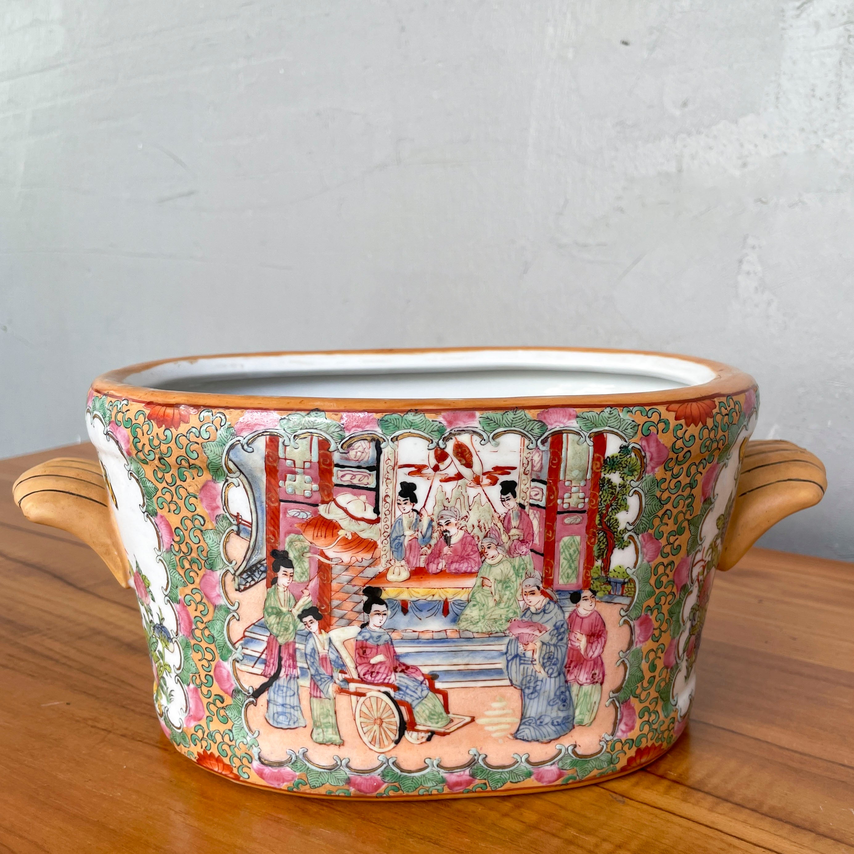 Decorative Chinese Famille Rose-Style Planter