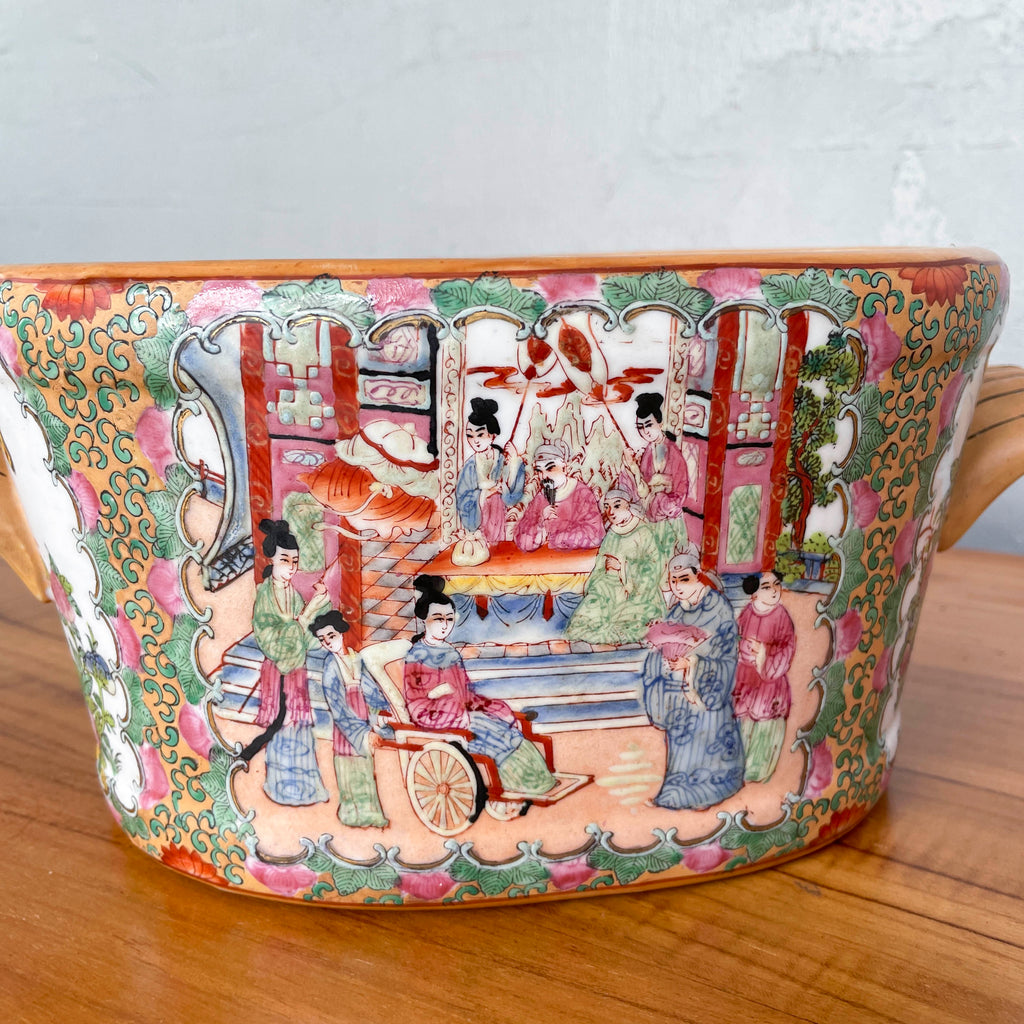 Decorative Chinese Famille Rose-Style Planter