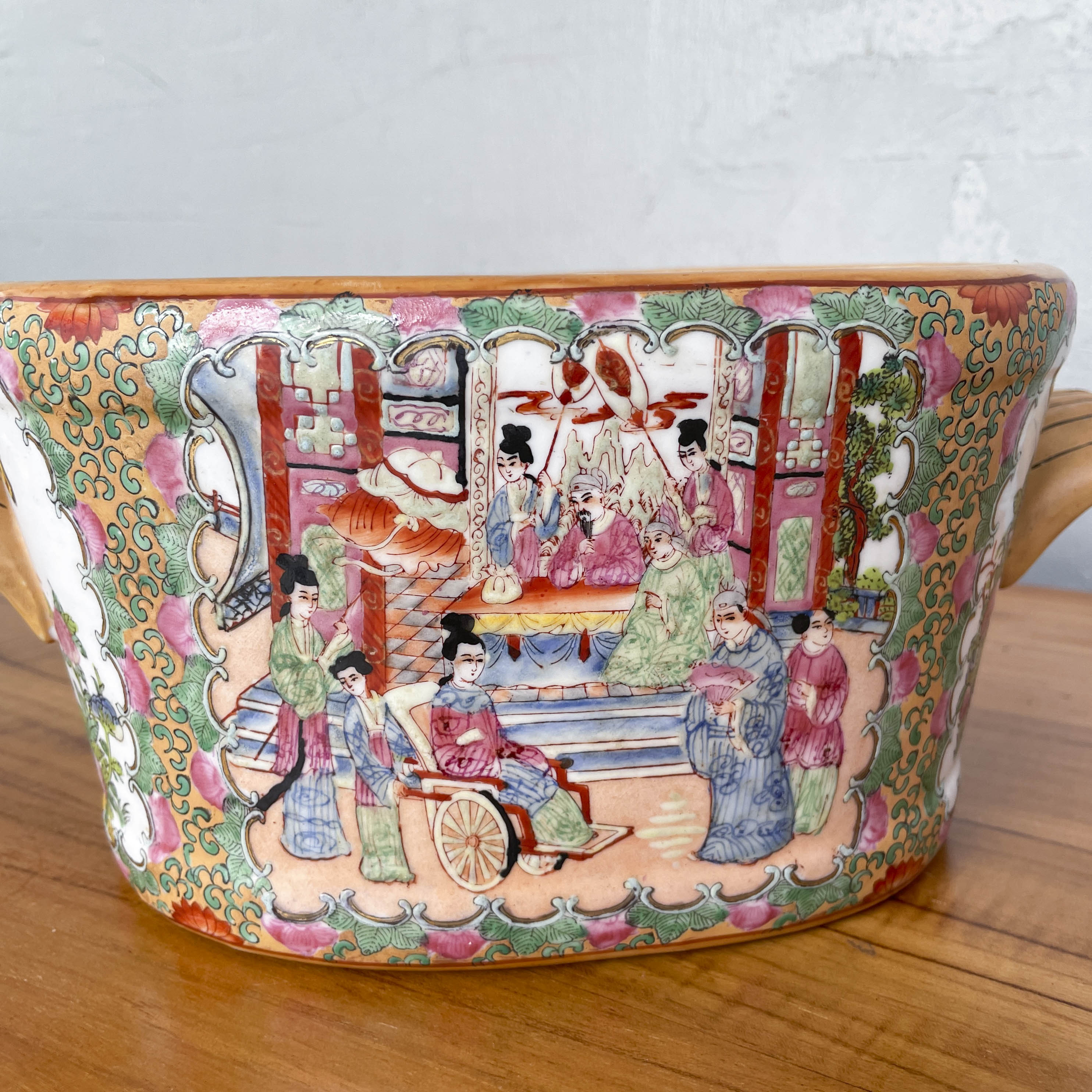 Decorative Chinese Famille Rose-Style Planter