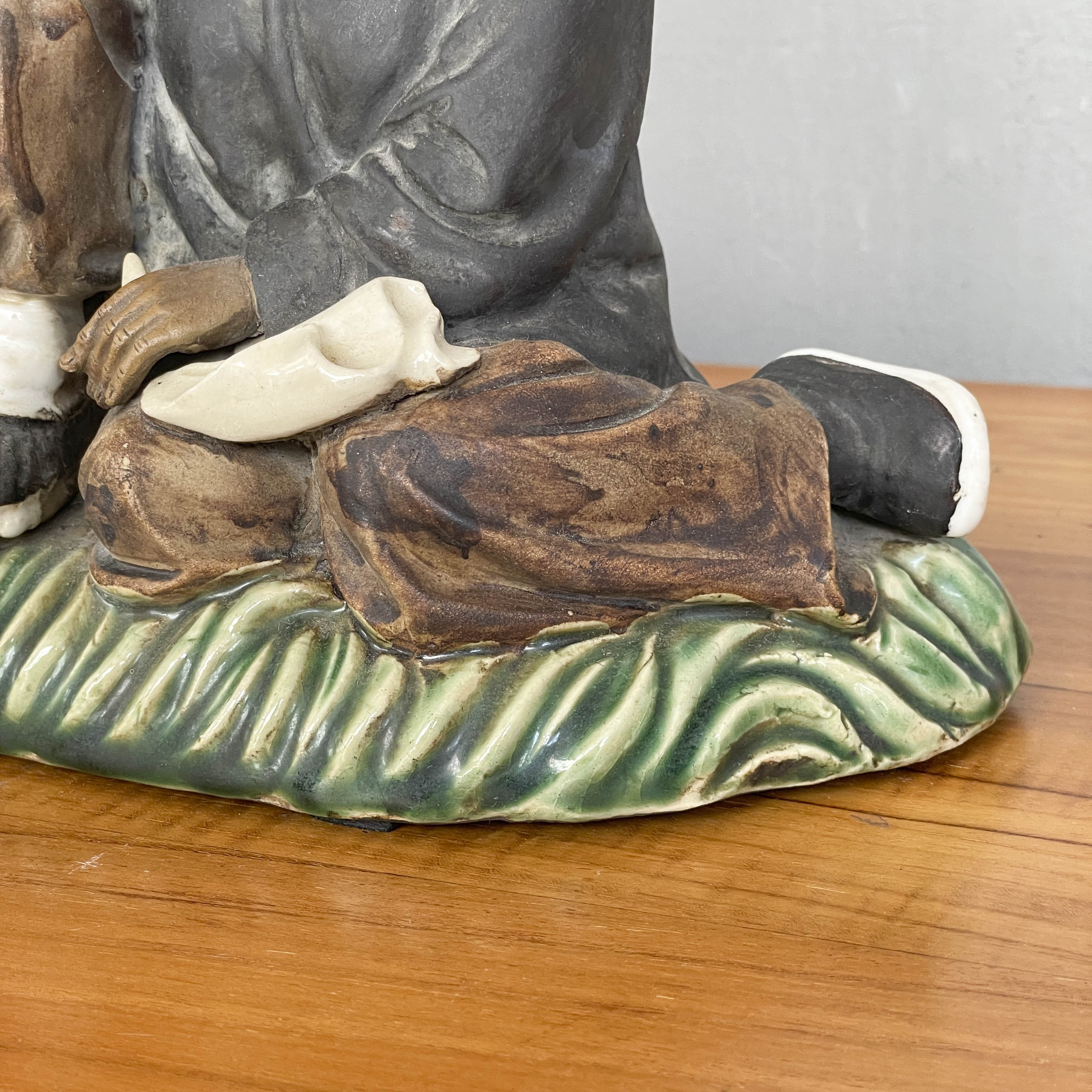 Vintage Shiwan Musical Couple Ceramic Figurine