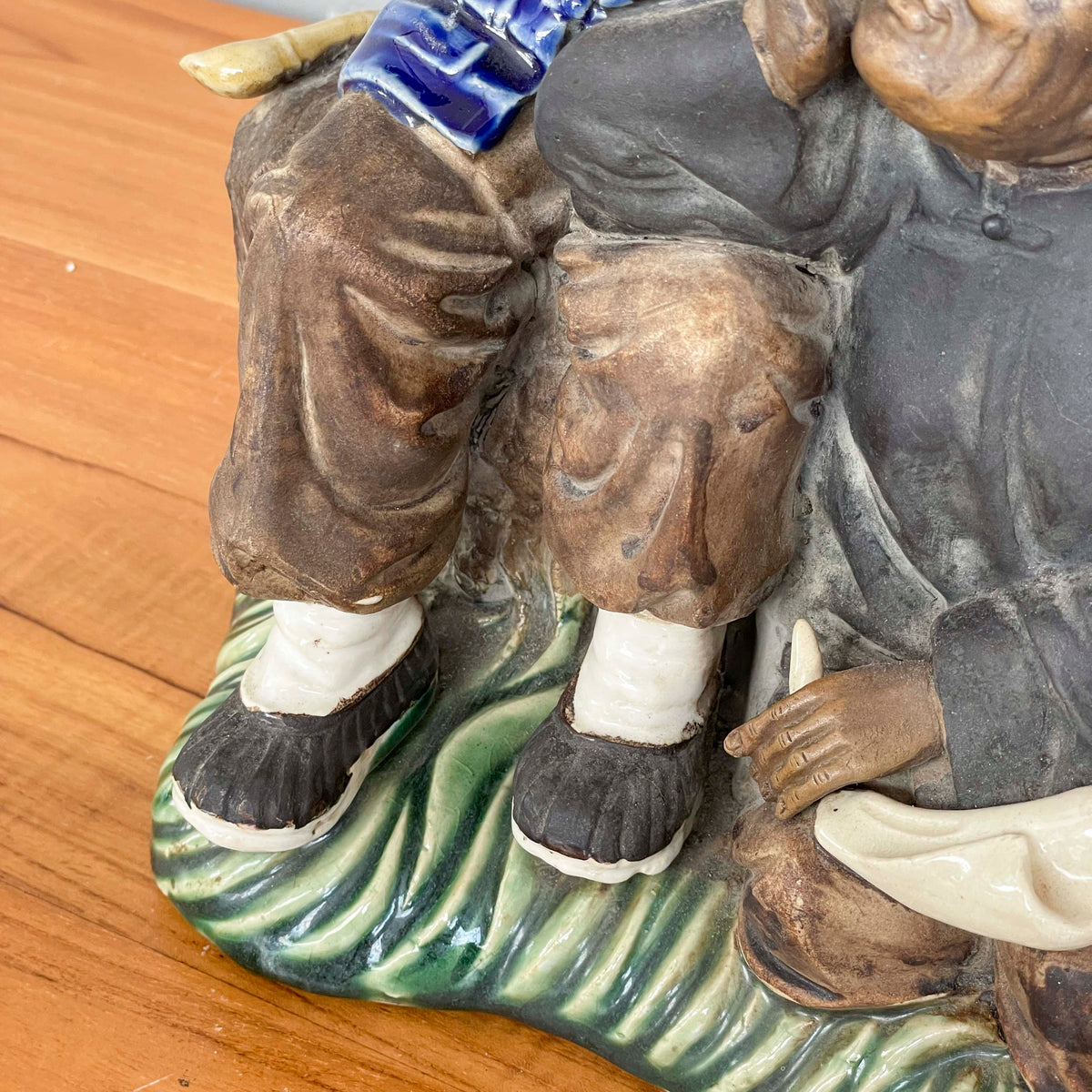 Vintage Shiwan Musical Couple Ceramic Figurine