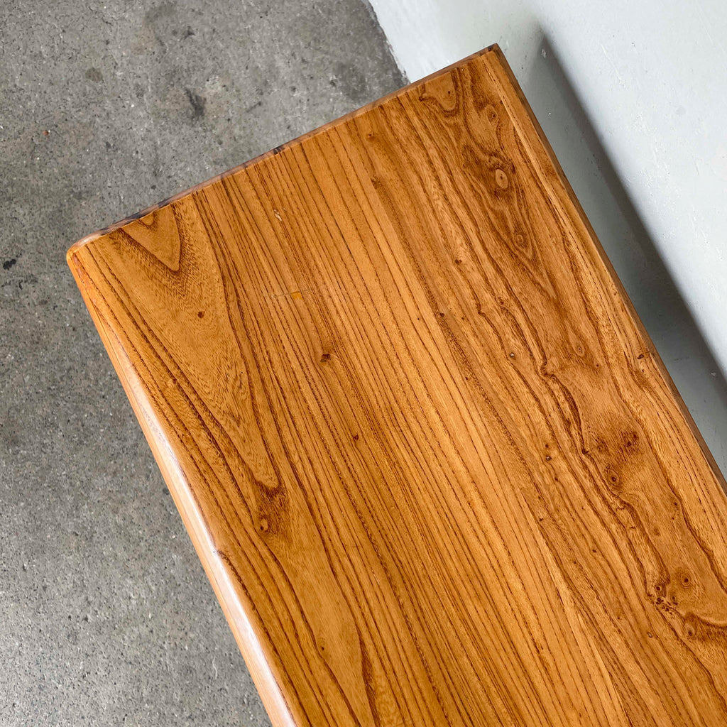 #UpcycledbyHockSiong Elm & Teak Wood Bench