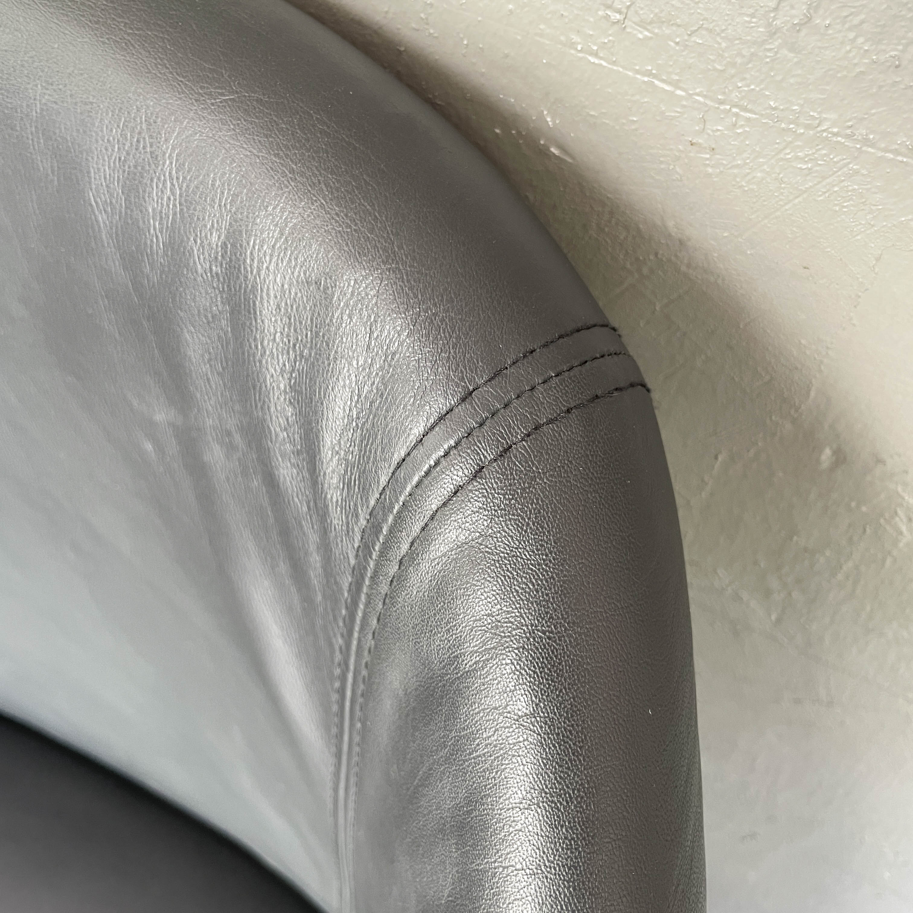 Black Leather Tub Chair